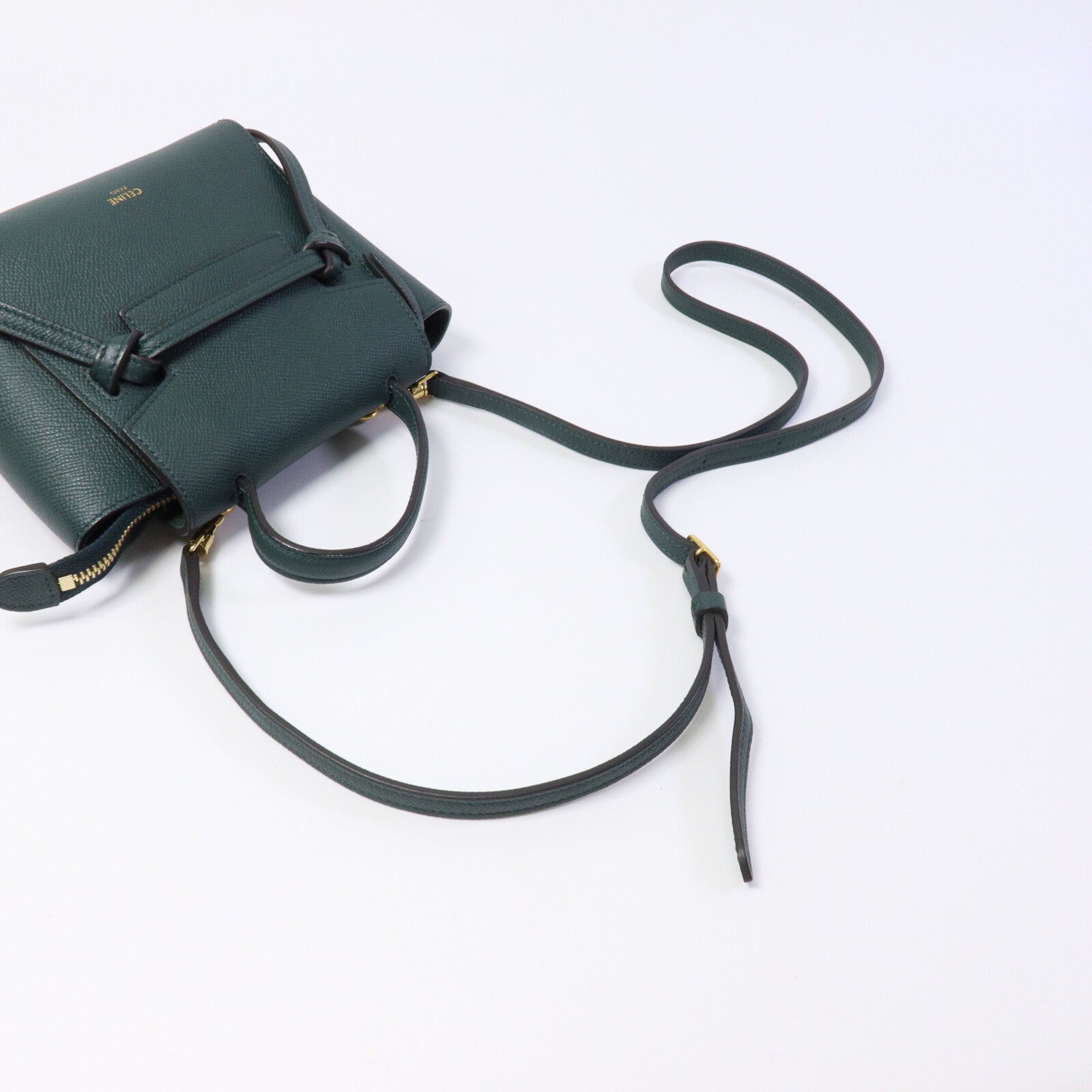 CELINE 牛皮皮革Mirco Belt Bag手挽肩背兩用袋