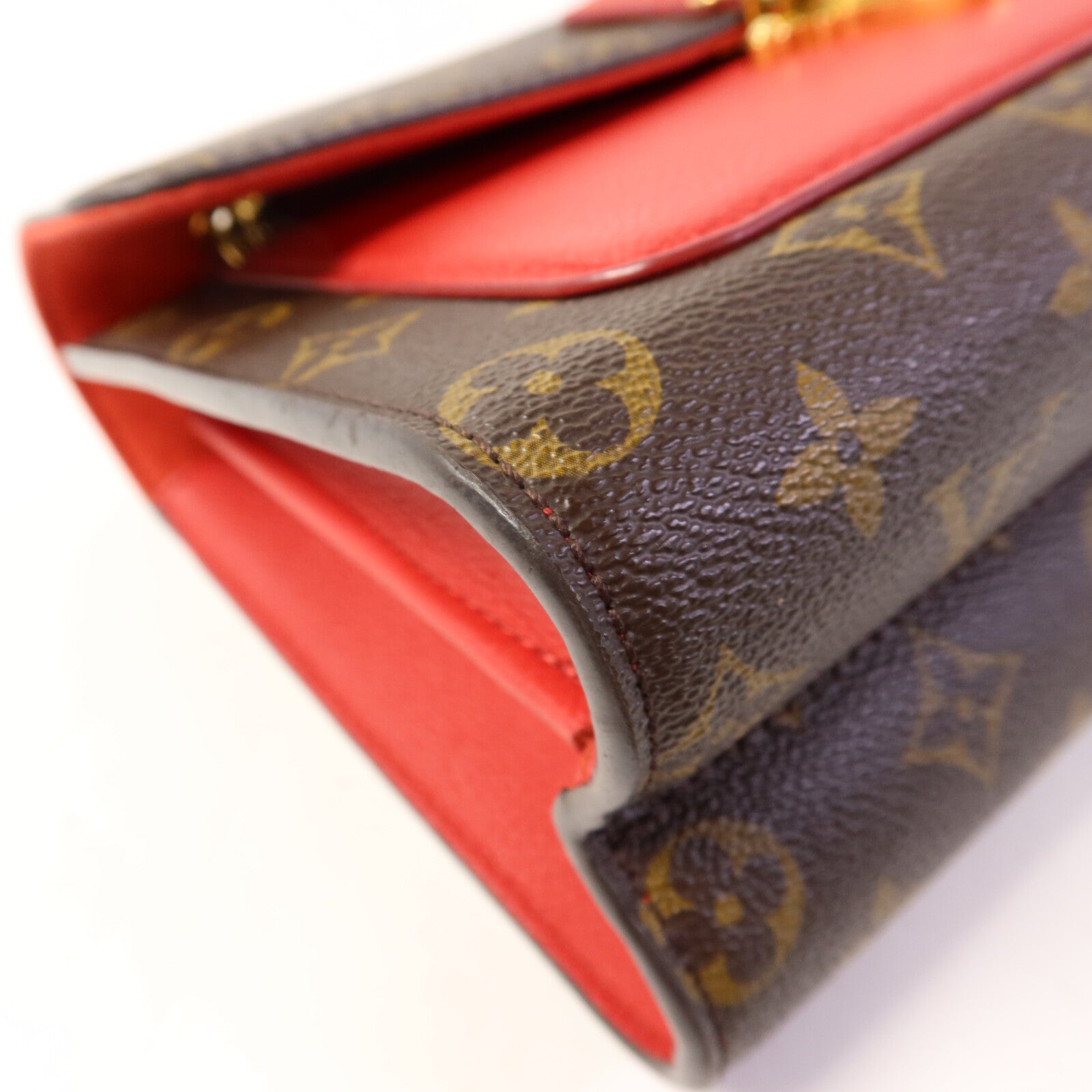 LOUIS VUITTON Monogram Victoire金扣鏈帶肩背袋