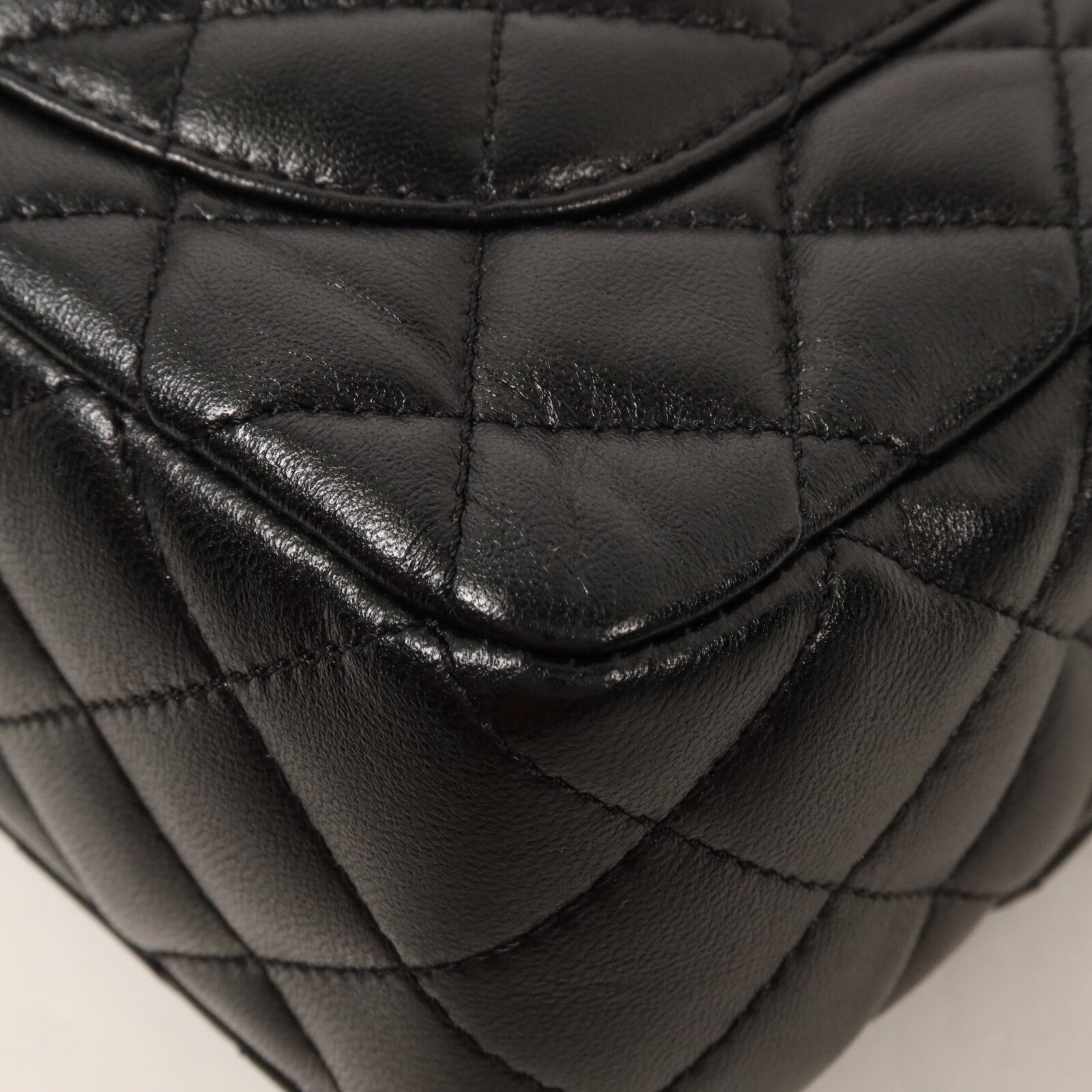 CHANEL 羊皮皮革Chain Shoulder鏈帶手挽肩背兩用袋