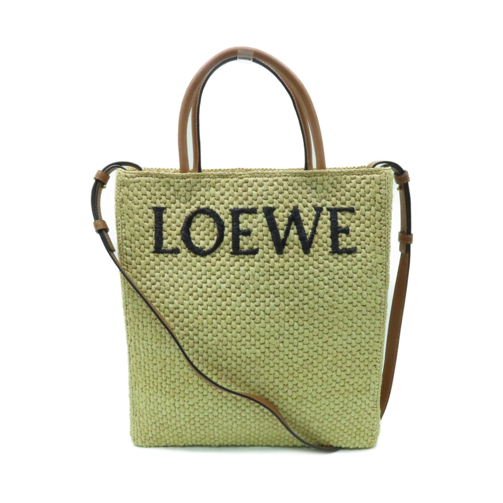 LOEWE 【激減優惠】酒椰2way Shoulder Bag金扣手挽肩背兩用袋米色
