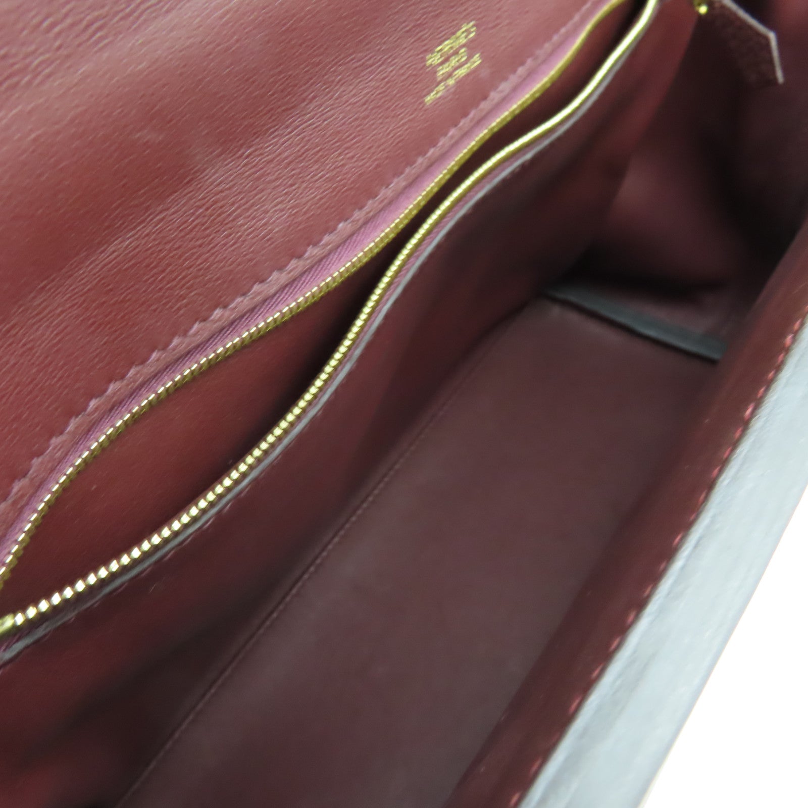 HERMES 【激減優惠】Clemence皮革24/24 29cm 2Way Shoulder Bag金扣手挽肩背兩用袋Bordeaux波爾多酒紅色