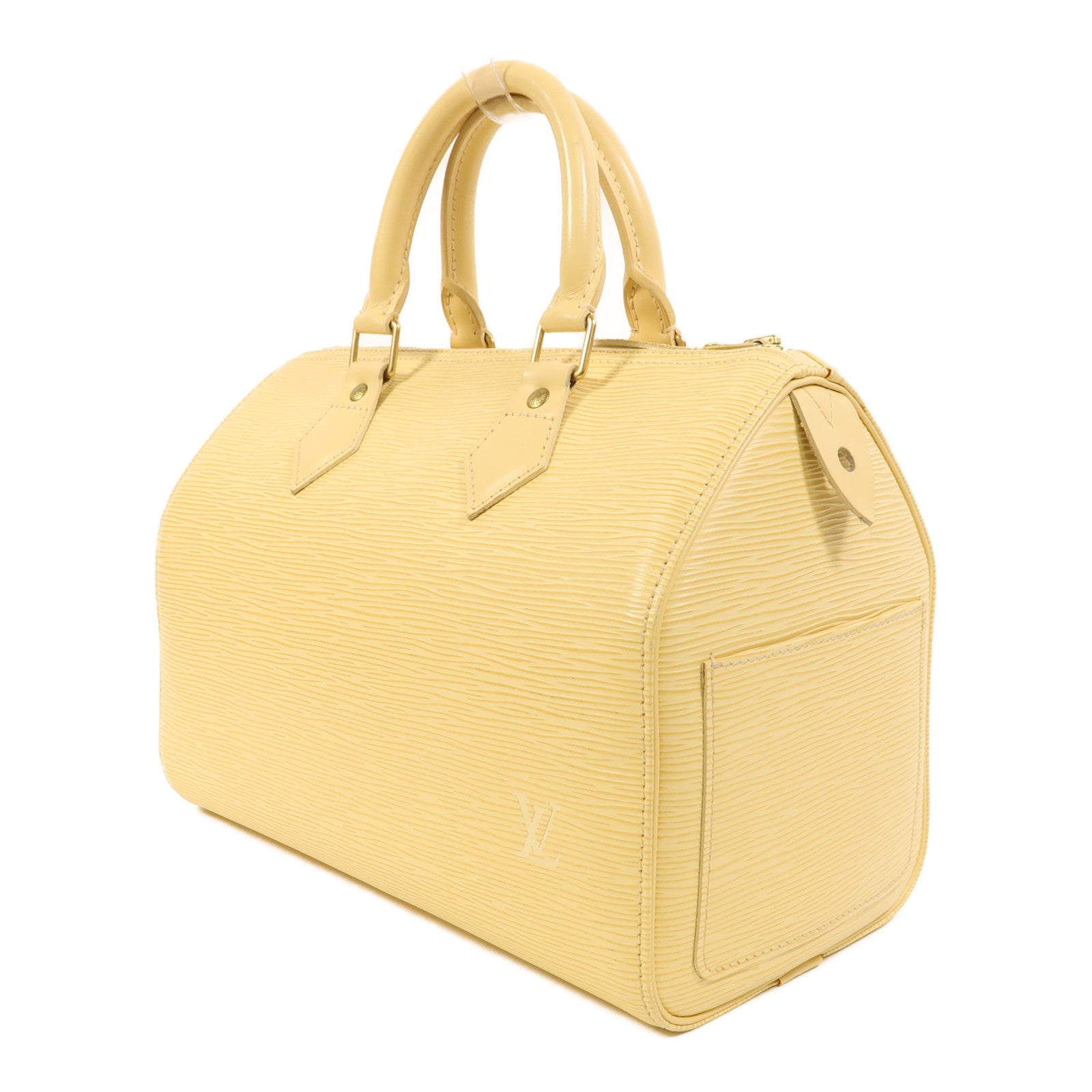 LOUIS VUITTON Epi Speedy 25金扣手挽袋