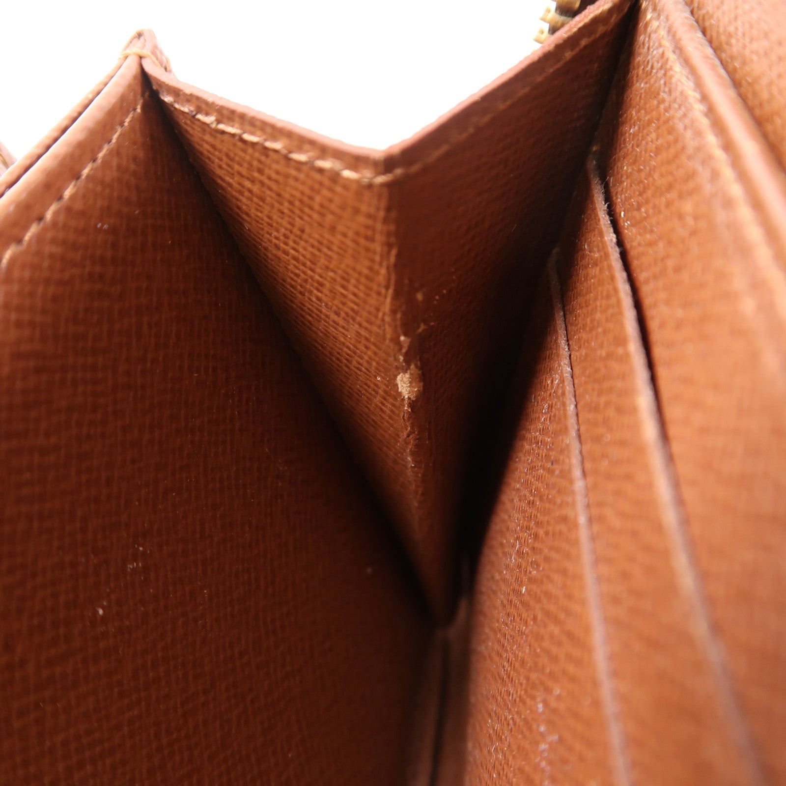 LOUIS VUITTON Monogram Zipper Long Wallet金扣長錢包
