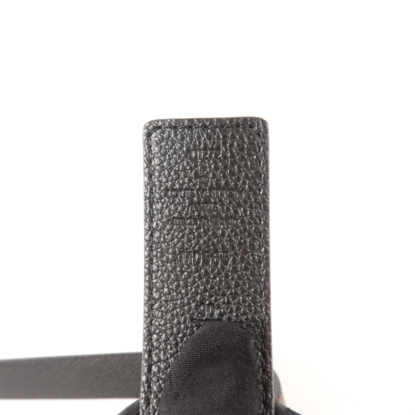 LOUIS VUITTON Monogram 30mm Initiales Belt 90cm皮帶