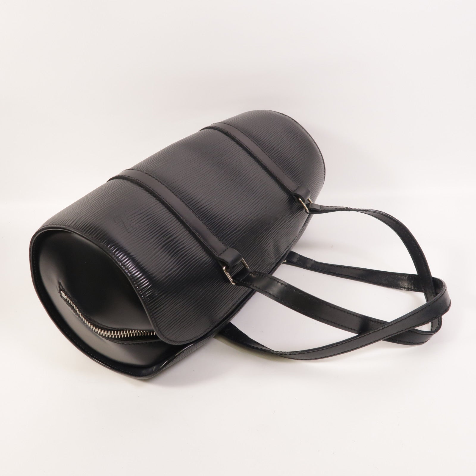 LOUIS VUITTON Epi Soufflot銀扣肩背袋
