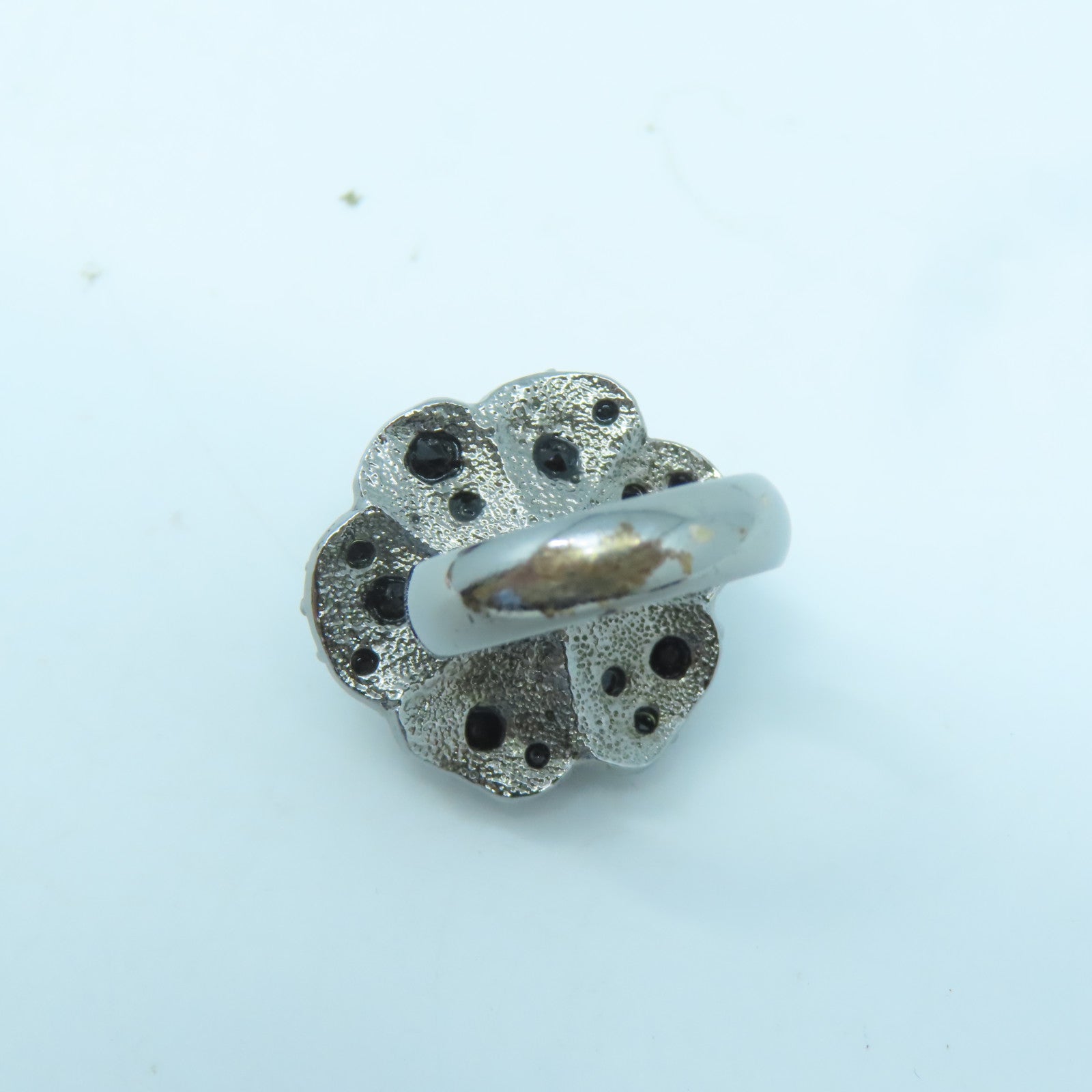 CHANEL 【激減優惠】金屬Ring戒指黑色US#6