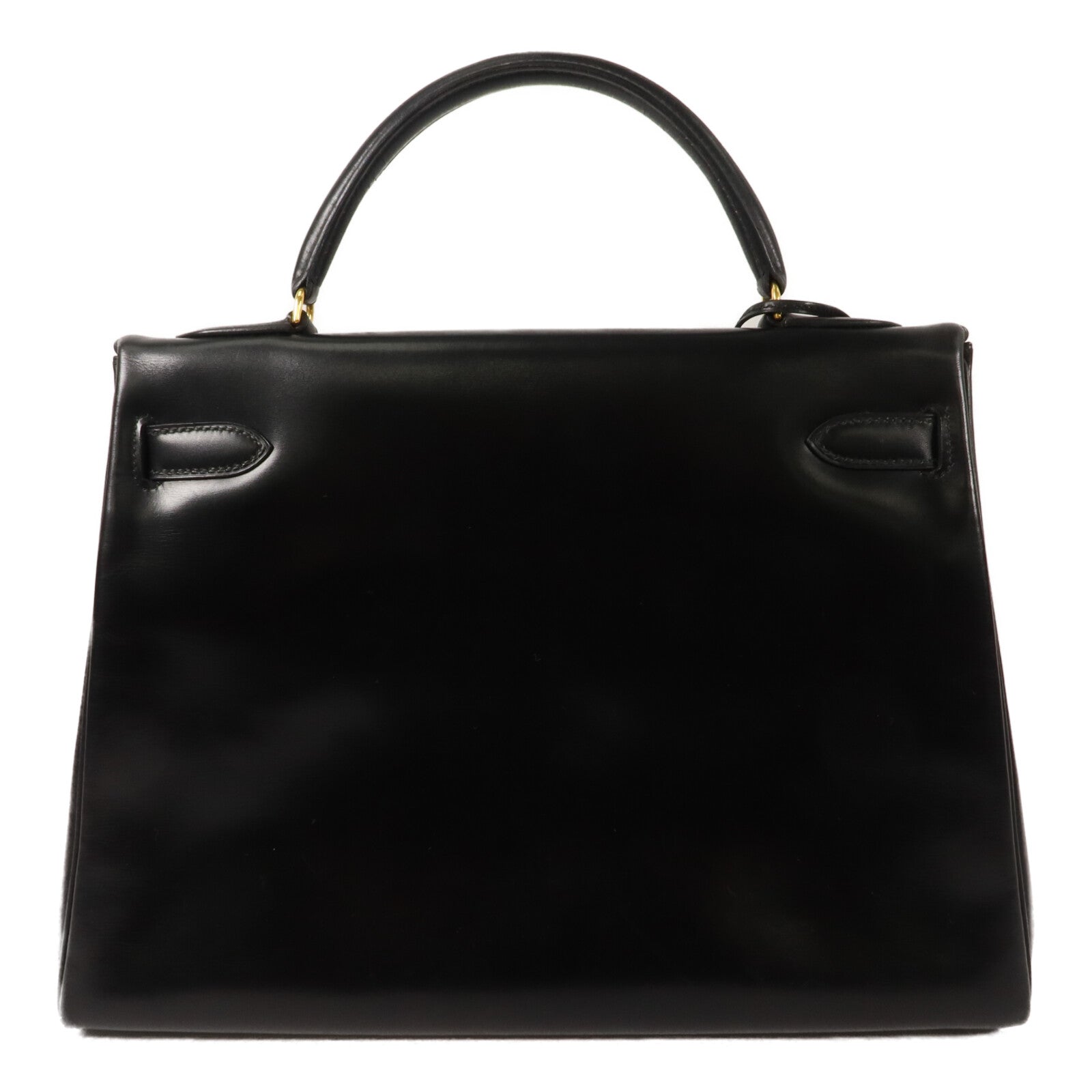 HERMES Box Calf皮革Kelly 32手挽袋Noir