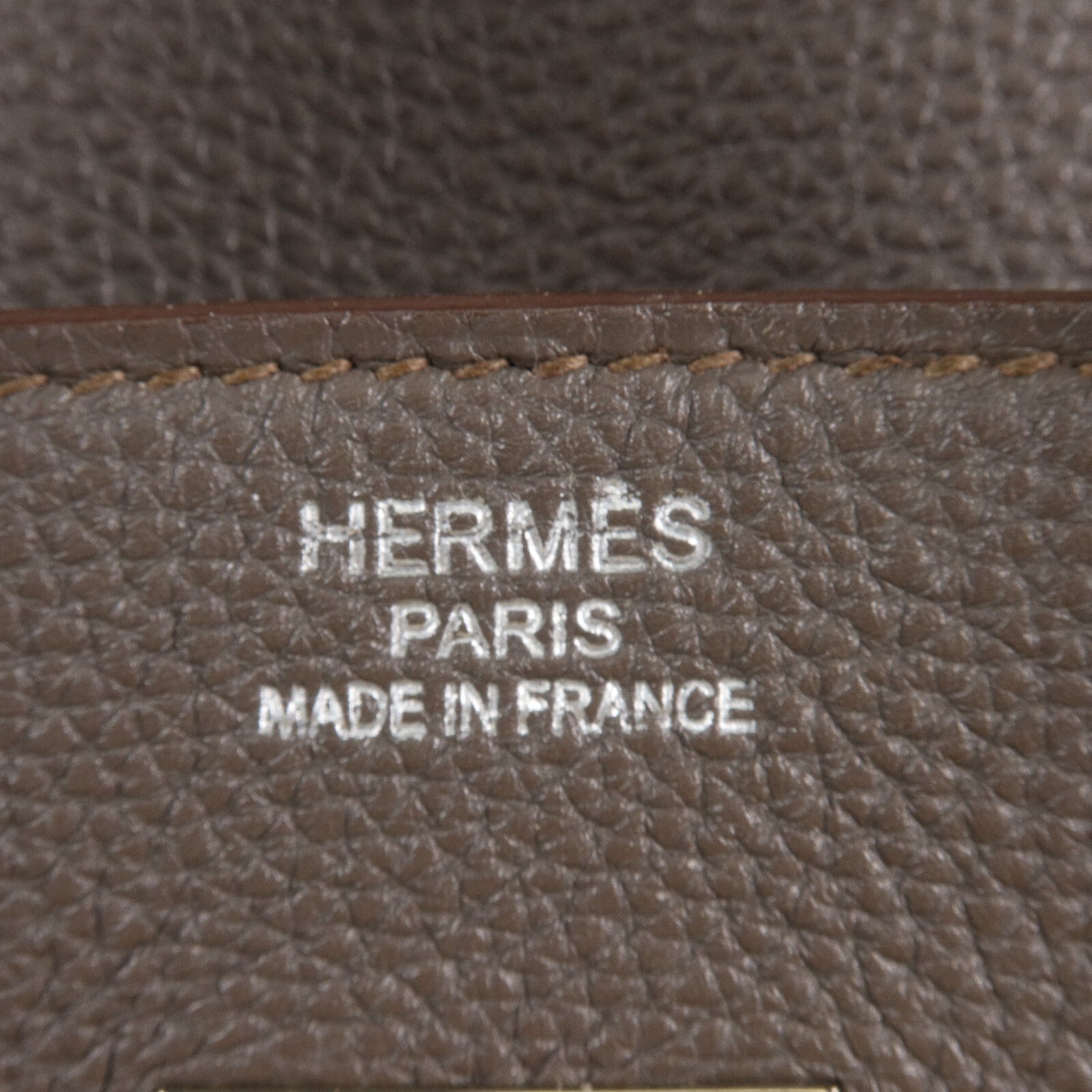 HERMES Togo皮革Birkin 35手挽袋Etain
