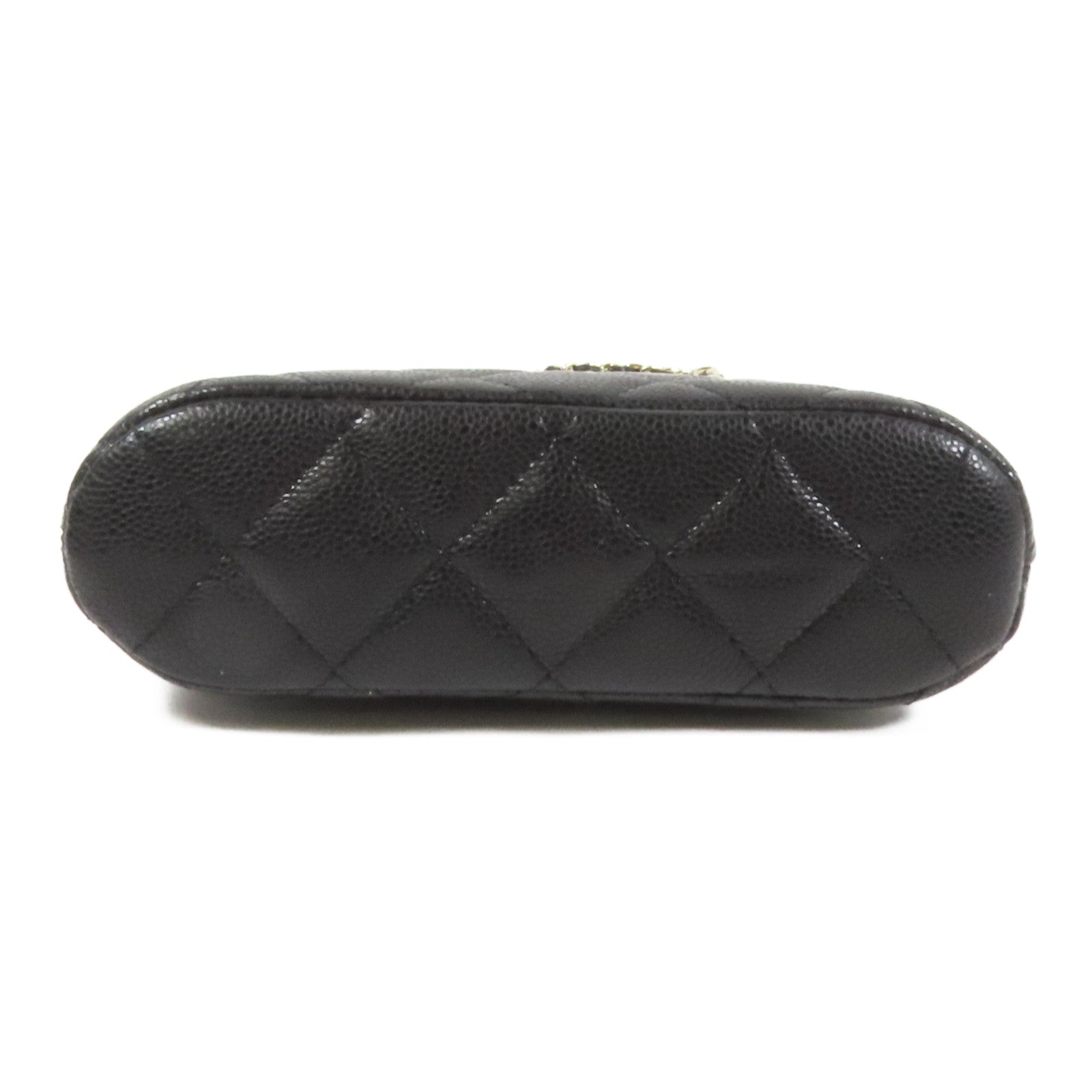 CHANEL 牛皮皮革Chain Shoulder金扣鏈帶肩背袋