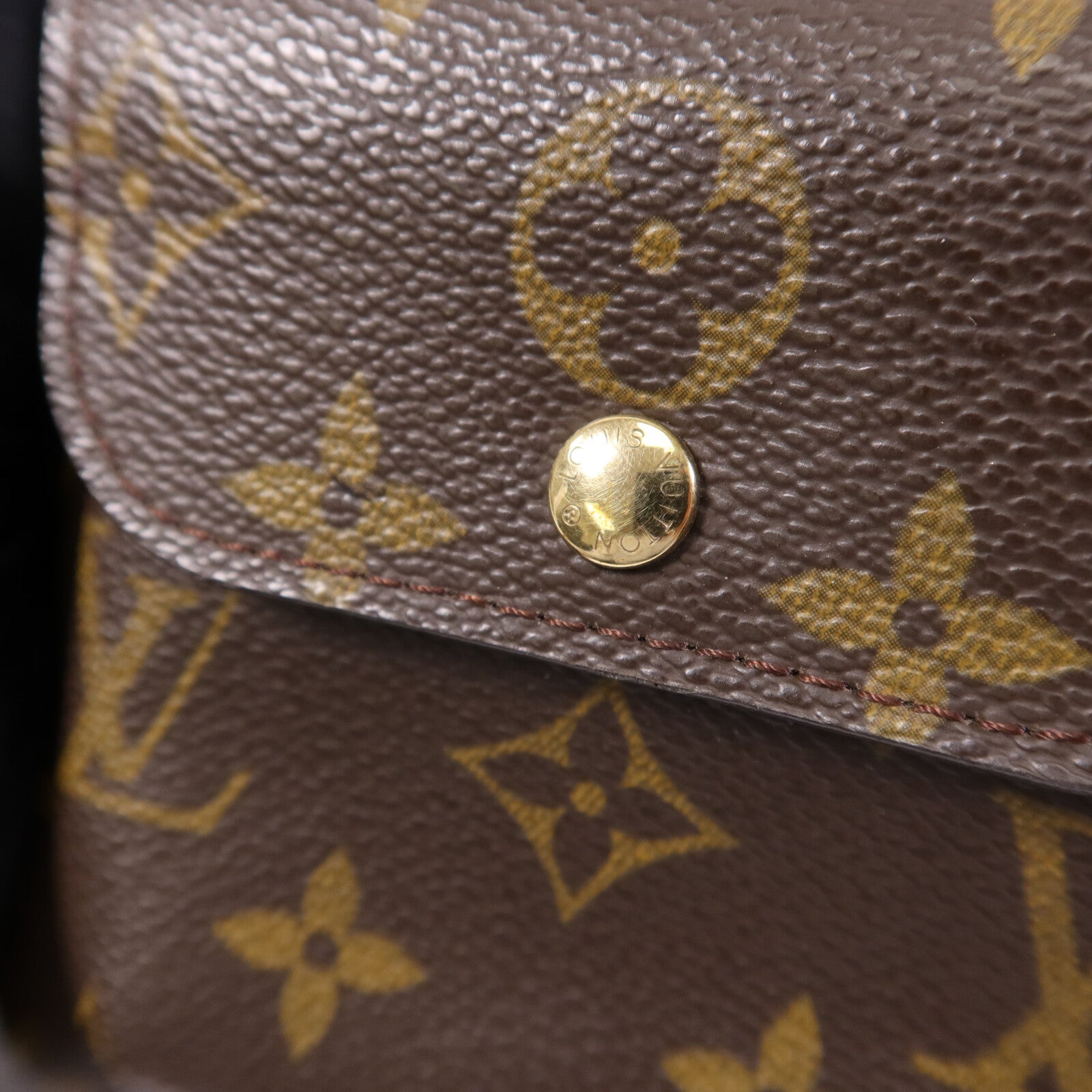LOUIS VUITTON Monogram Particion金扣手拿包