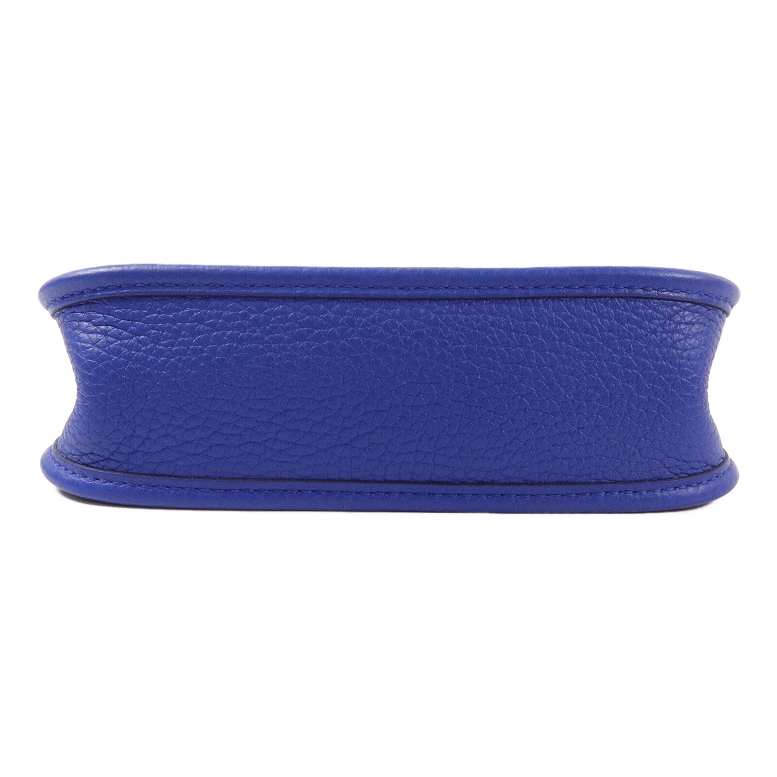 HERMES Clemence皮革Evelyne TPM肩背袋Bleu Electrique
