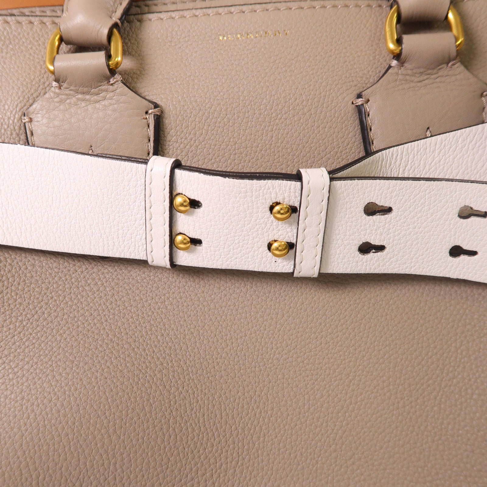 BURBERRY 牛皮皮革Belt Bag金扣手挽肩背兩用袋