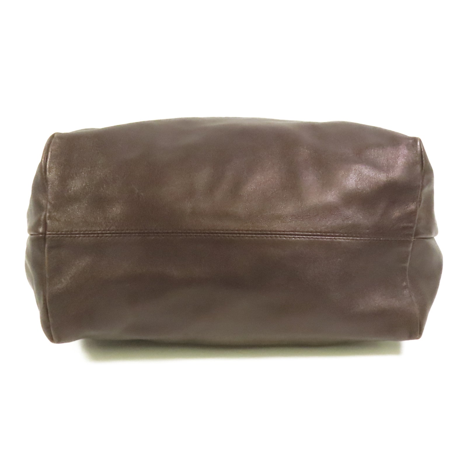 LOEWE 牛皮皮革Tote Bag金扣肩背袋