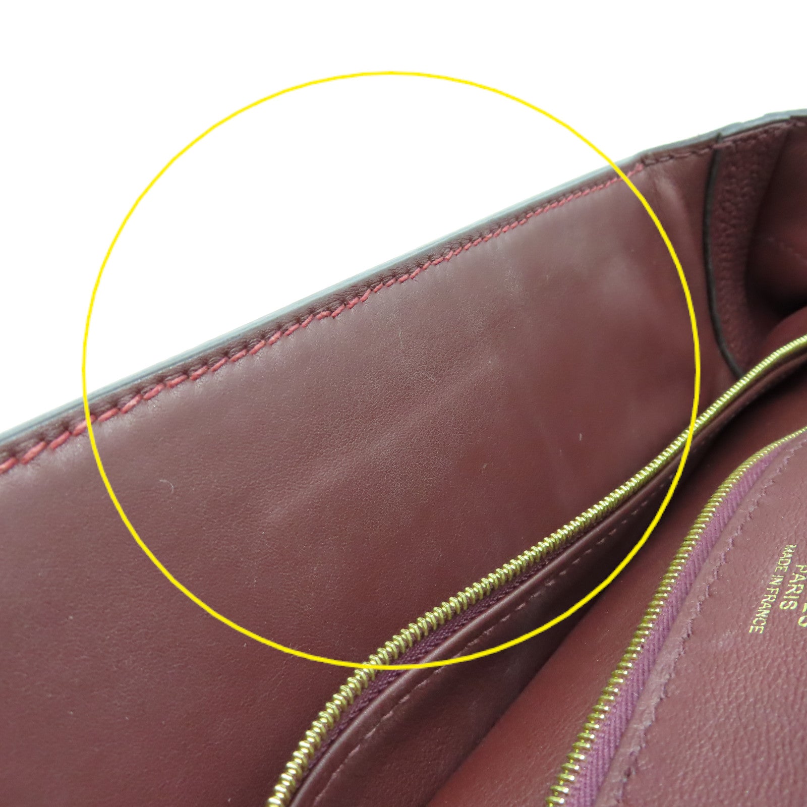 HERMES 【激減優惠】Clemence皮革24/24 29cm 2Way Shoulder Bag金扣手挽肩背兩用袋Bordeaux波爾多酒紅色