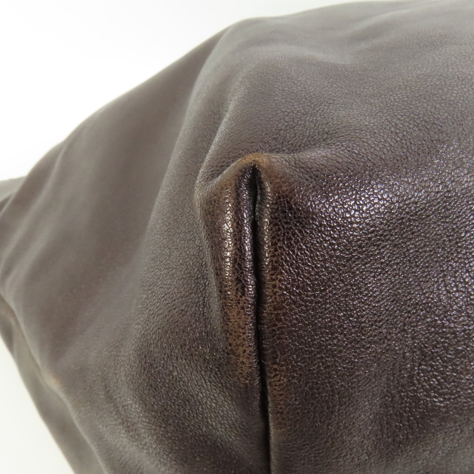 LOEWE 牛皮皮革Tote Bag金扣肩背袋