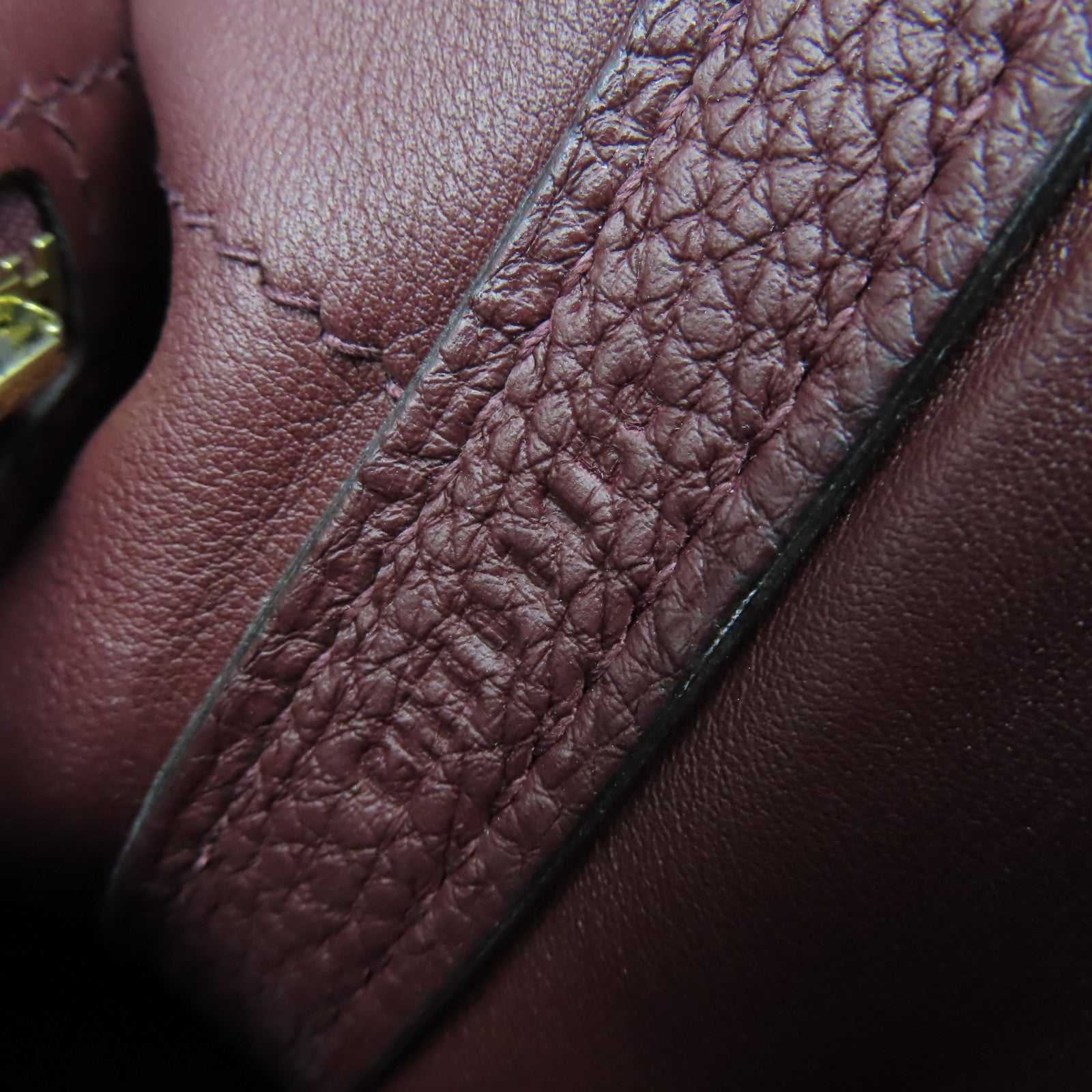 HERMES 【激減優惠】Clemence皮革24/24 29cm 2Way Shoulder Bag金扣手挽肩背兩用袋Bordeaux波爾多酒紅色
