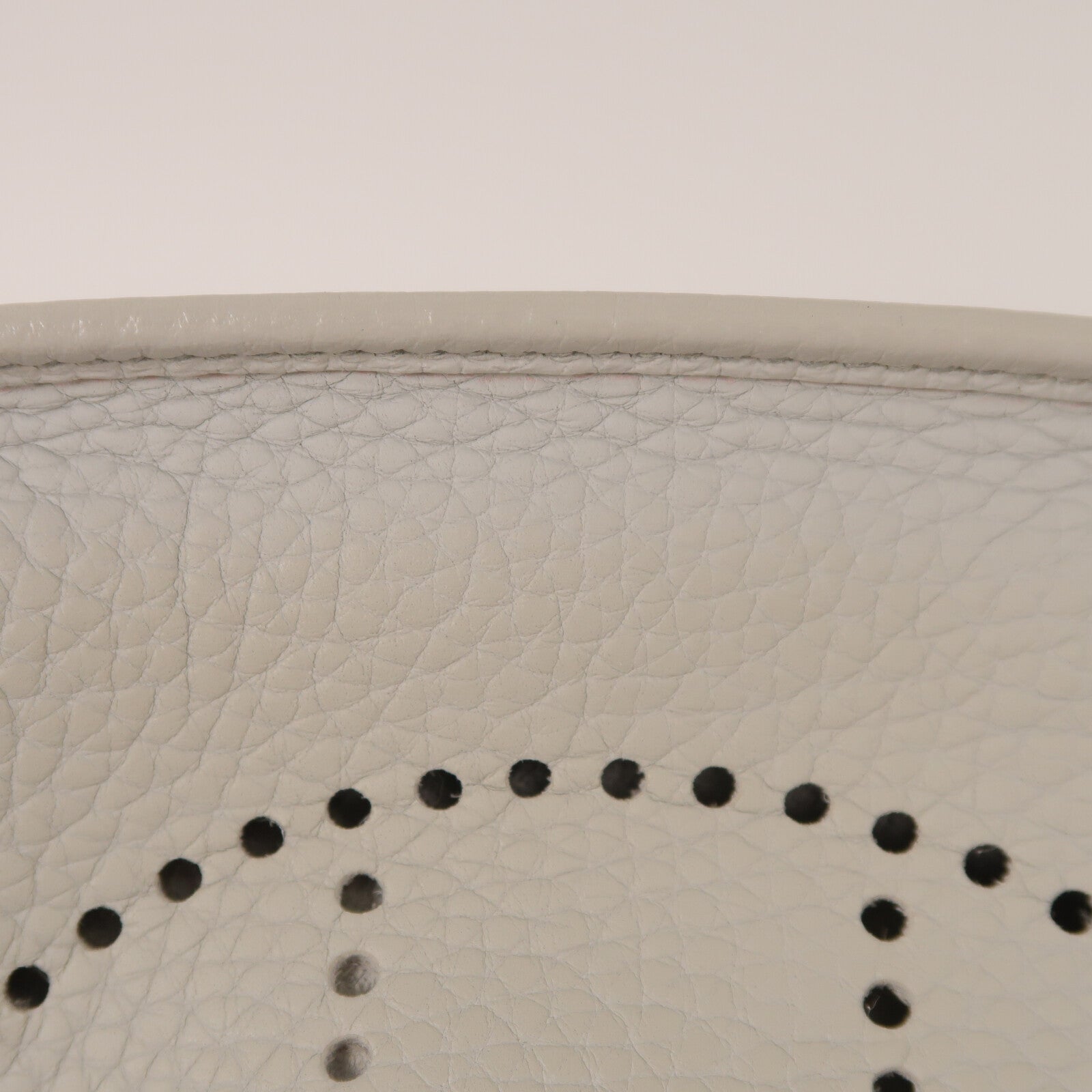 HERMES Clemence皮革Evelyne TPM肩背袋Gris Pantin