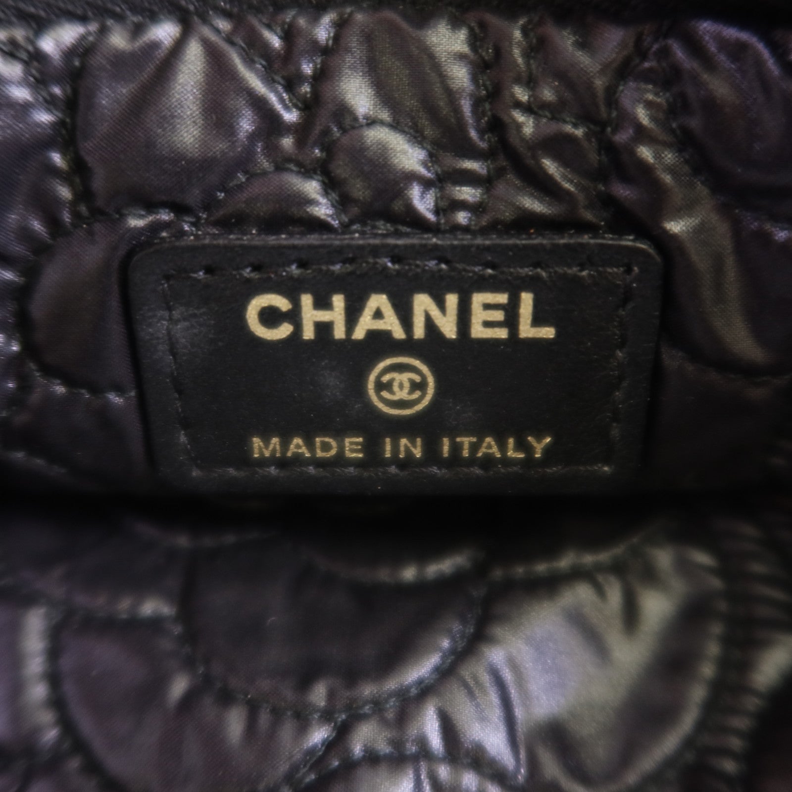 CHANEL 羊皮皮革Chain Shoulder銀扣鏈帶肩背袋