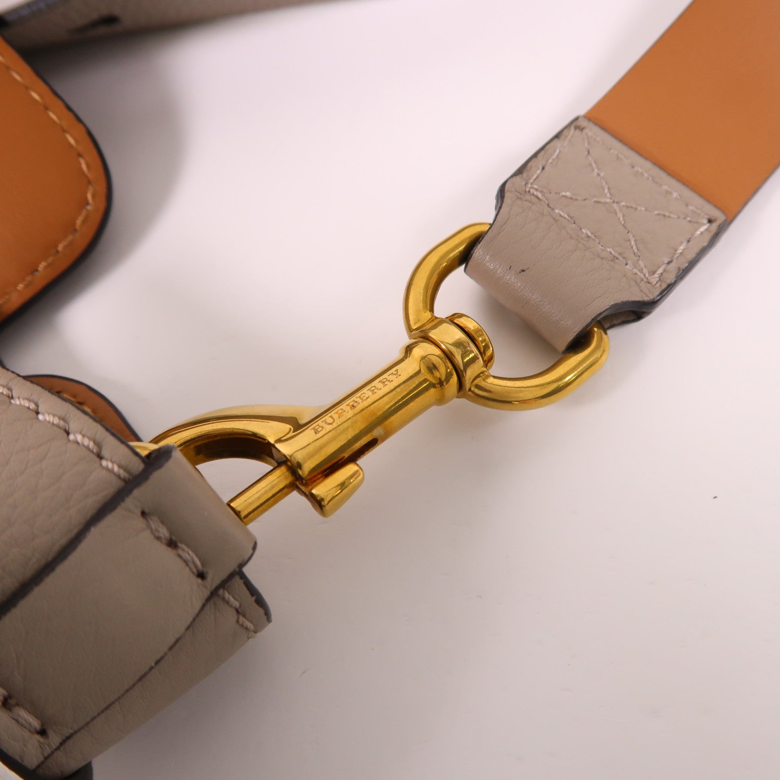 BURBERRY 牛皮皮革Belt Bag金扣手挽肩背兩用袋