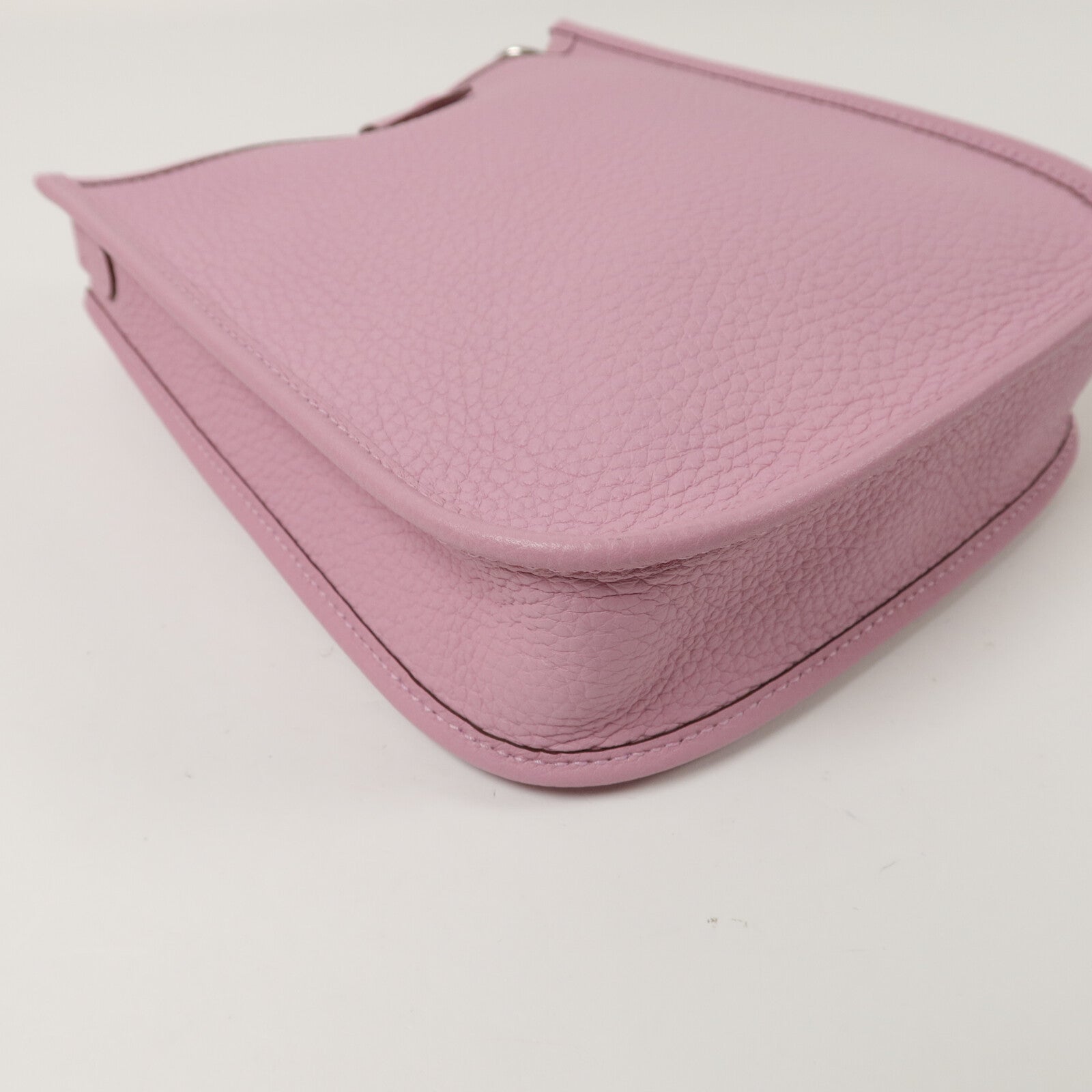 HERMES Clemence皮革Evelyne TPM肩背袋Mauve Sylvestre