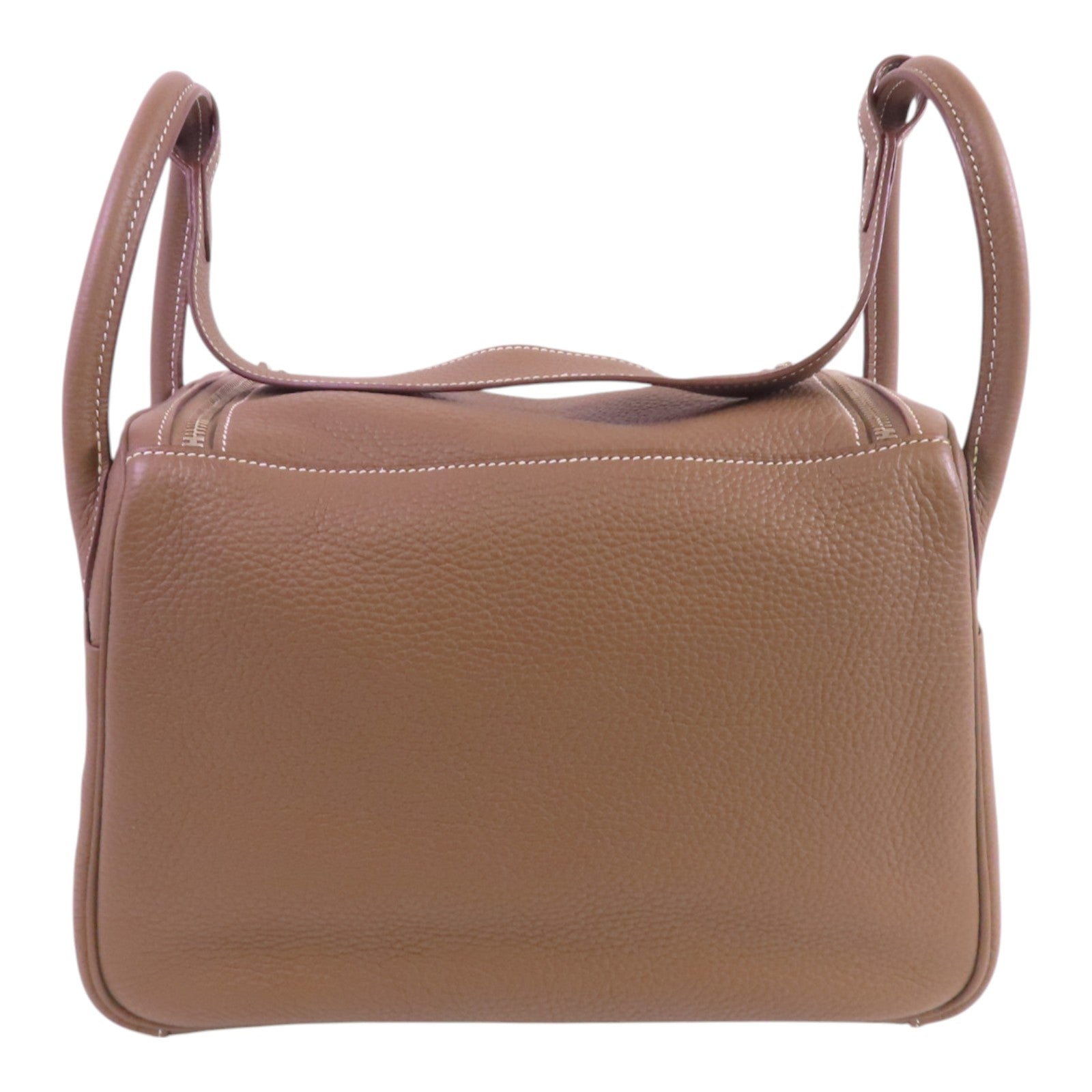 HERMES Clemence皮革Lindy 30 Shoulder Bag銀扣肩背袋