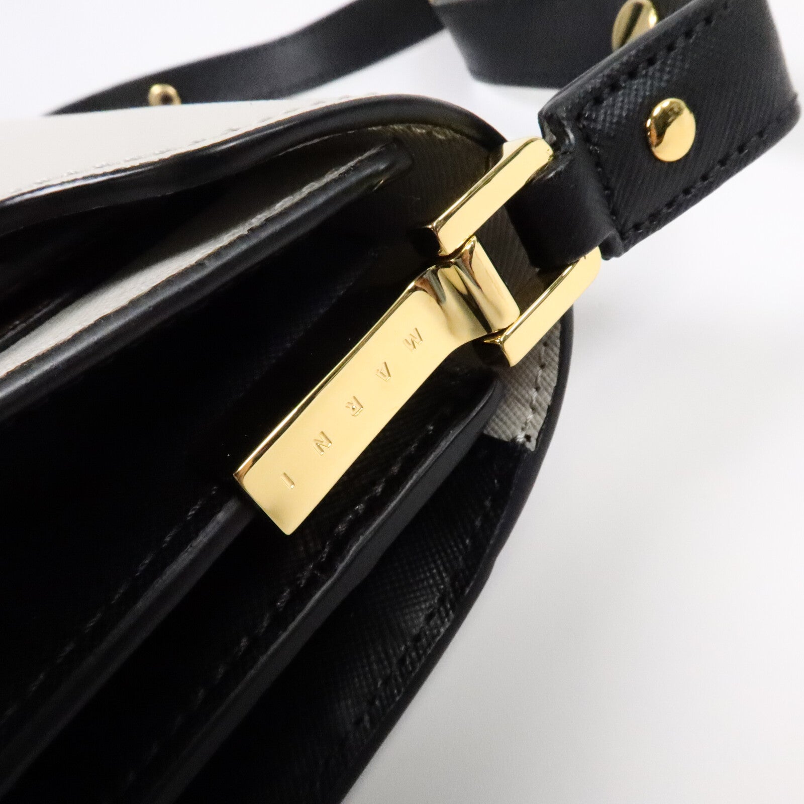 MARNI 牛皮皮革Marni Trunk肩背袋