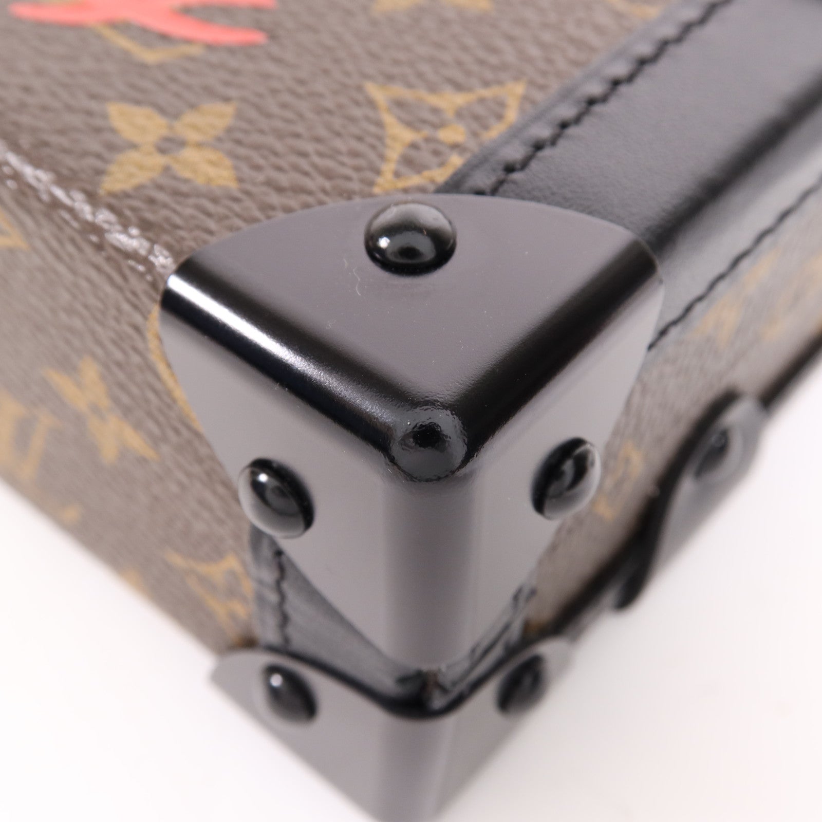 LOUIS VUITTON Monogram Petite Malle金扣肩背袋