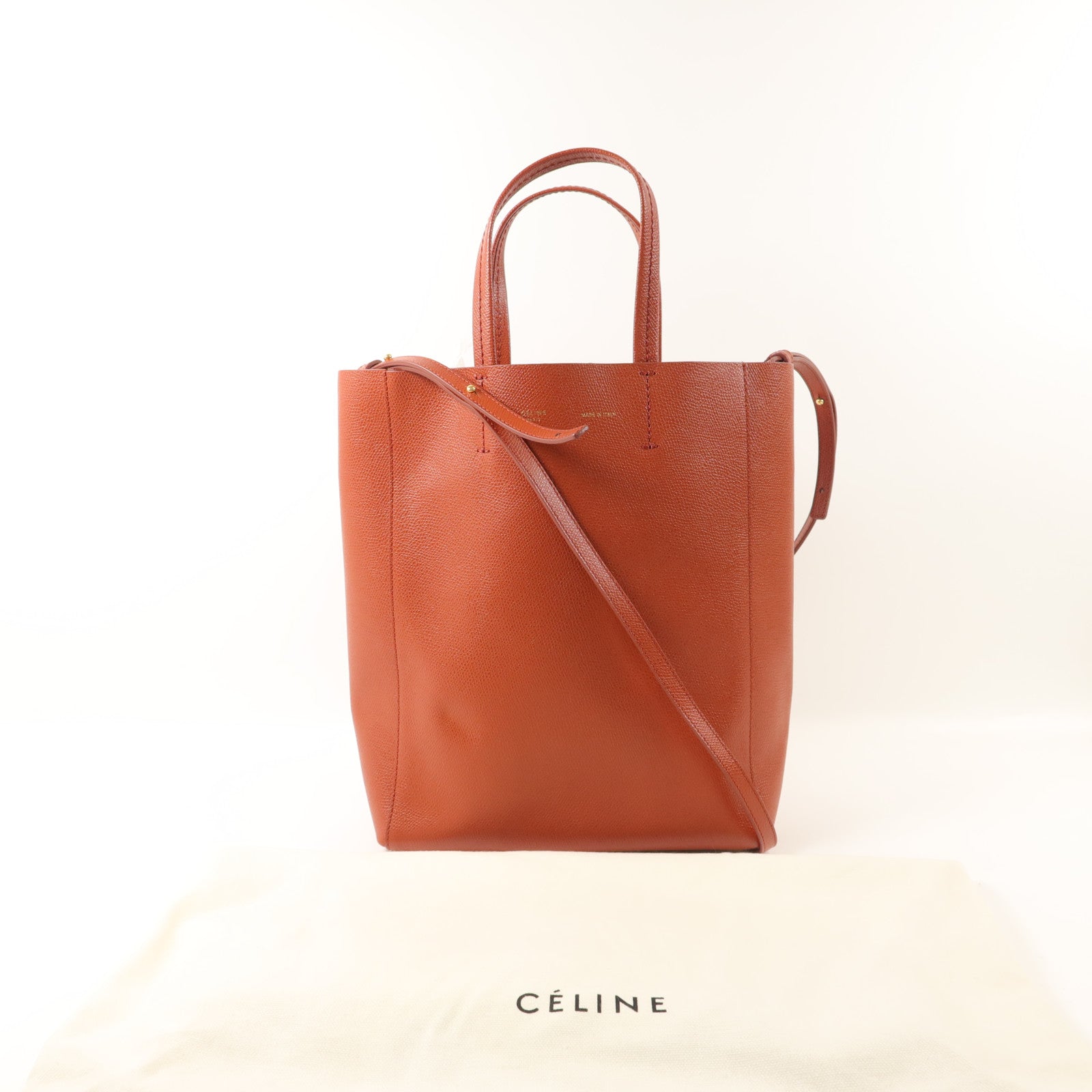 CELINE 牛皮皮革Small Vertical Cabas手挽肩背兩用袋