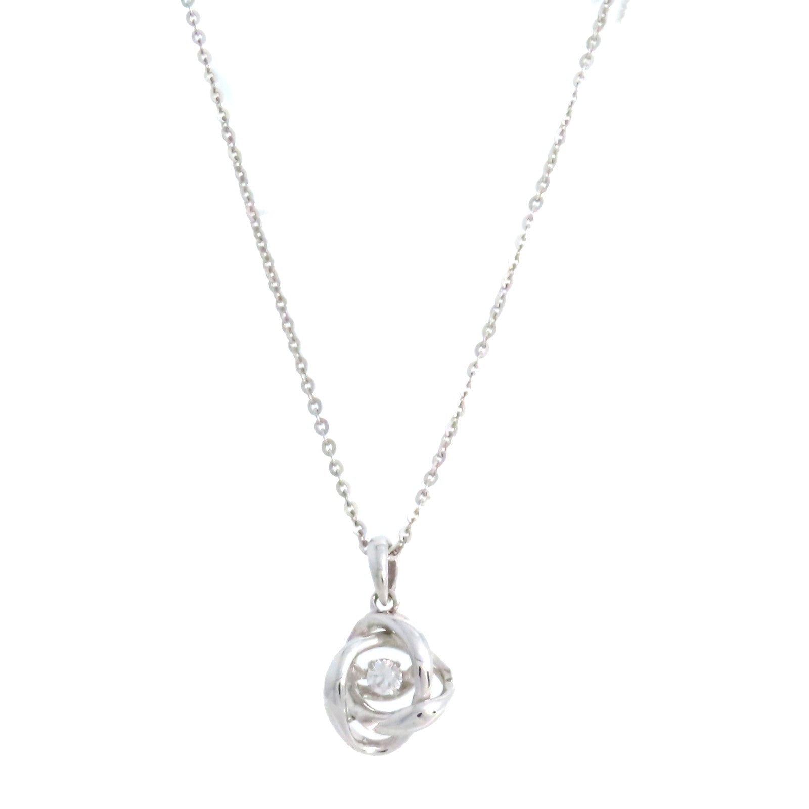 JEWELRY Diamond Necklace 18K White Gold