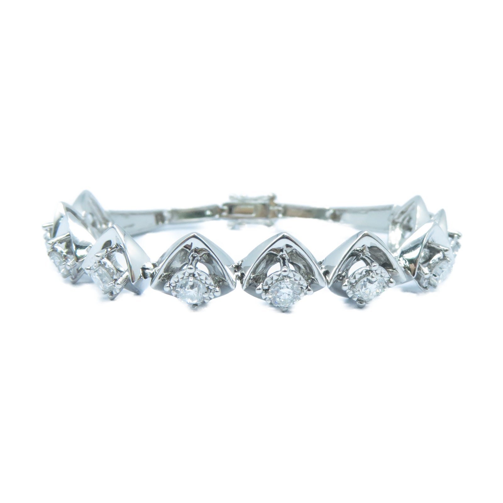 JEWELRY 【激減優惠】18K白金Diamond Bracelet 2.36ct鑽石手鏈