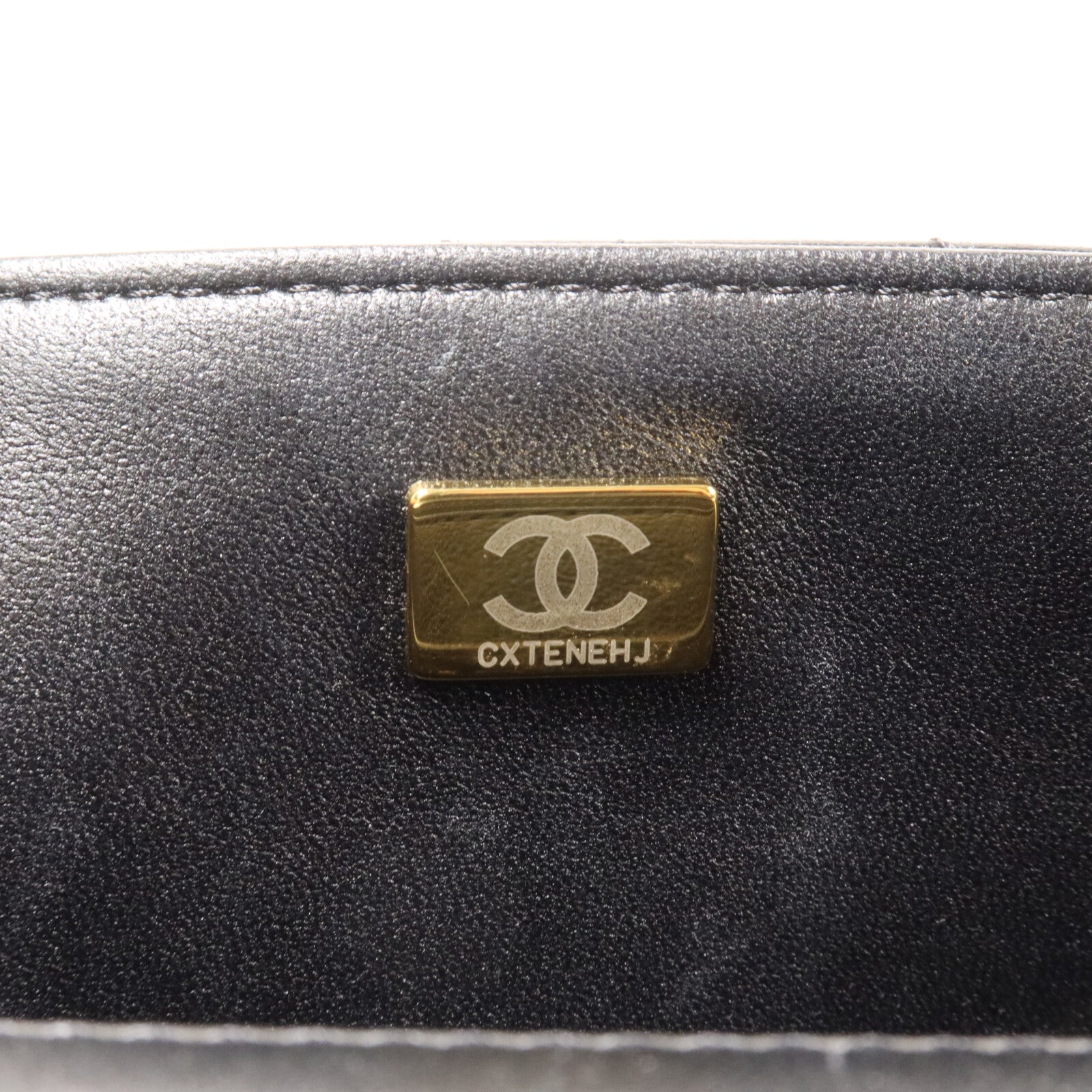 CHANEL 羊皮皮革Chain Shoulder鏈帶手挽肩背兩用袋
