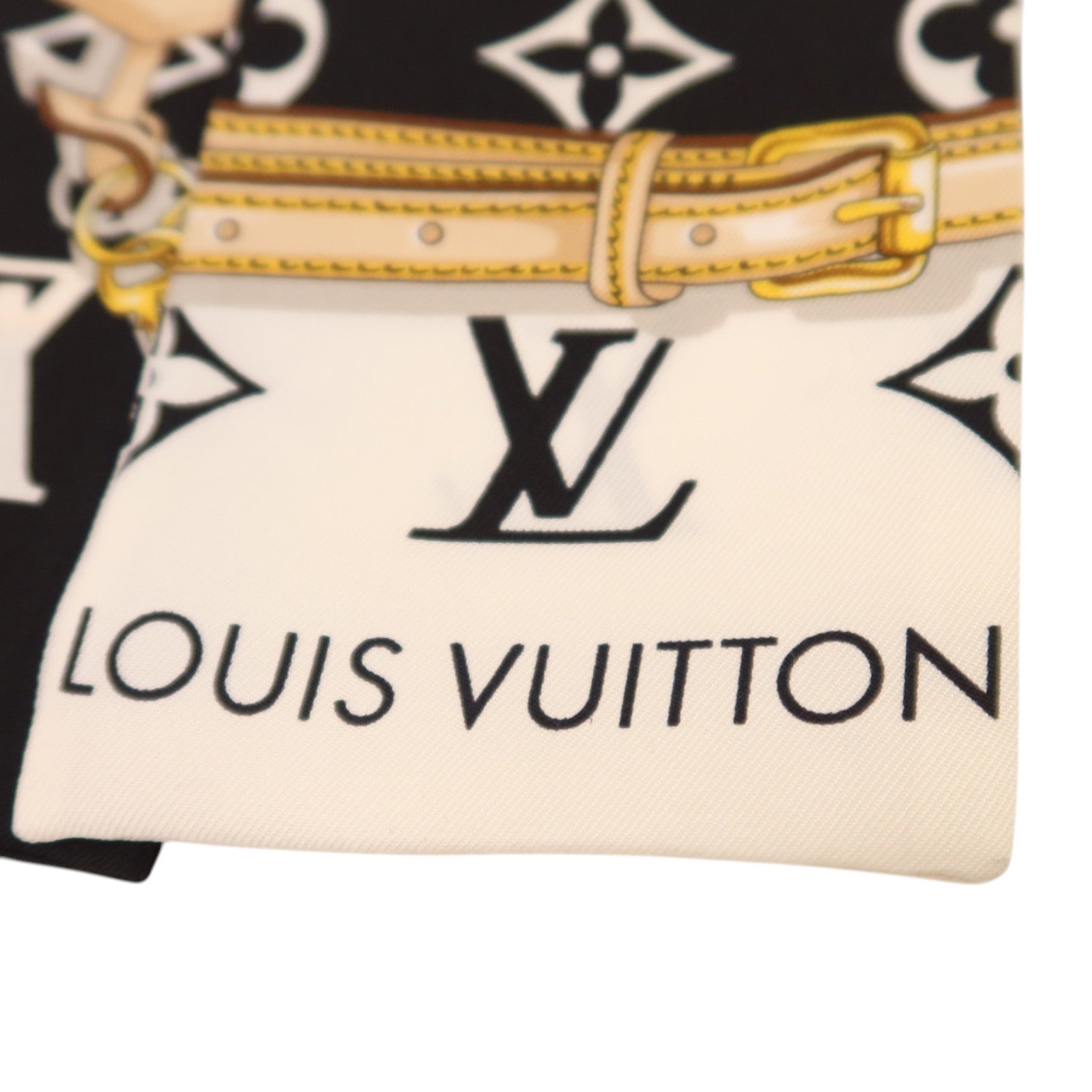 LOUIS VUITTON 絲質Monogram Confidential Bandeau絲巾