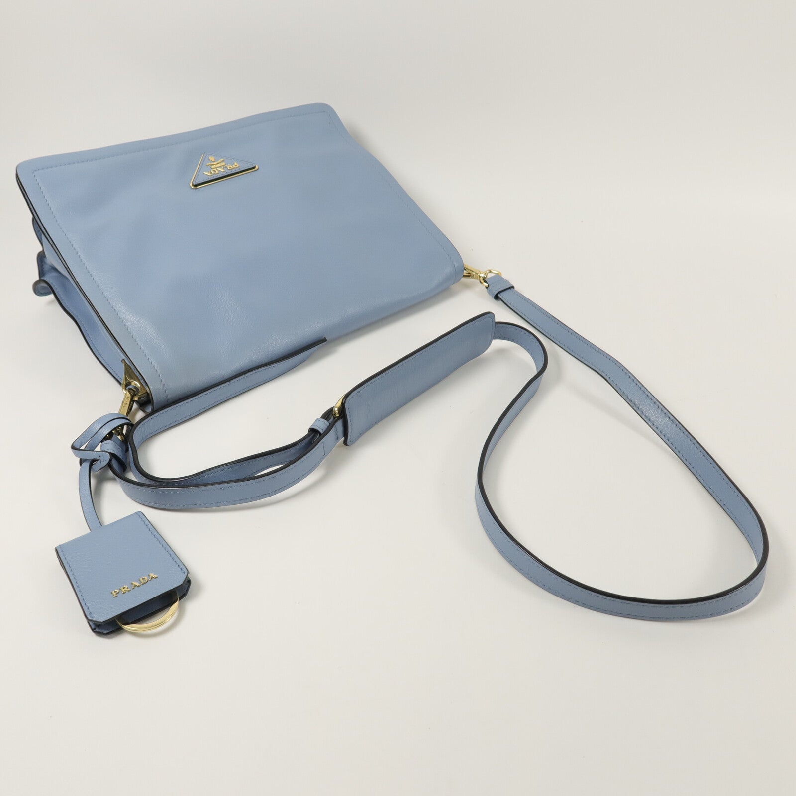 PRADA 牛皮皮革Shoulder Bag肩背袋