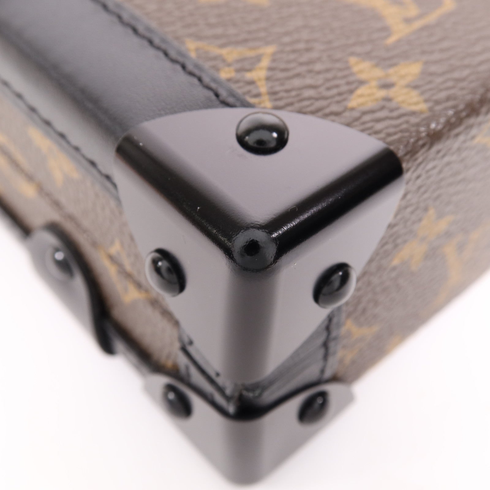 LOUIS VUITTON Monogram Petite Malle金扣肩背袋