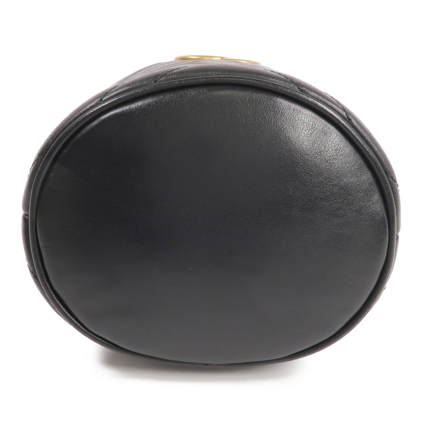 GUCCI 牛皮皮革GG Marmont Mini Bucket金扣鏈帶肩背袋