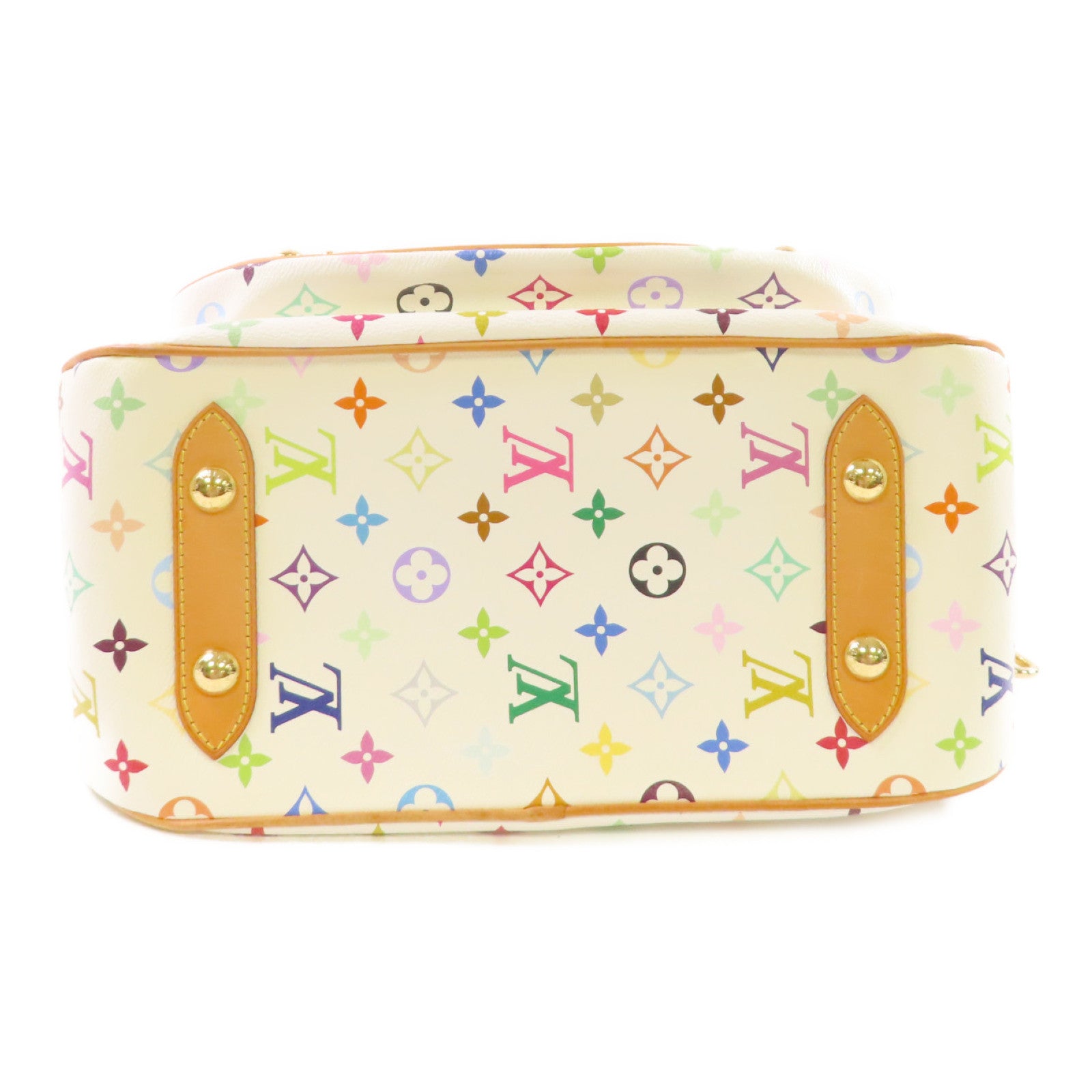 LOUIS VUITTON Monogram Multicolore Rita 2Way Shoulder Bag金扣手挽肩背兩用袋白色/彩色