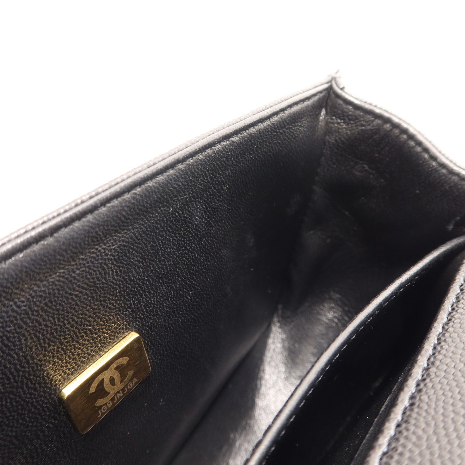 CHANEL 牛皮皮革Boy 20金扣鏈帶肩背袋