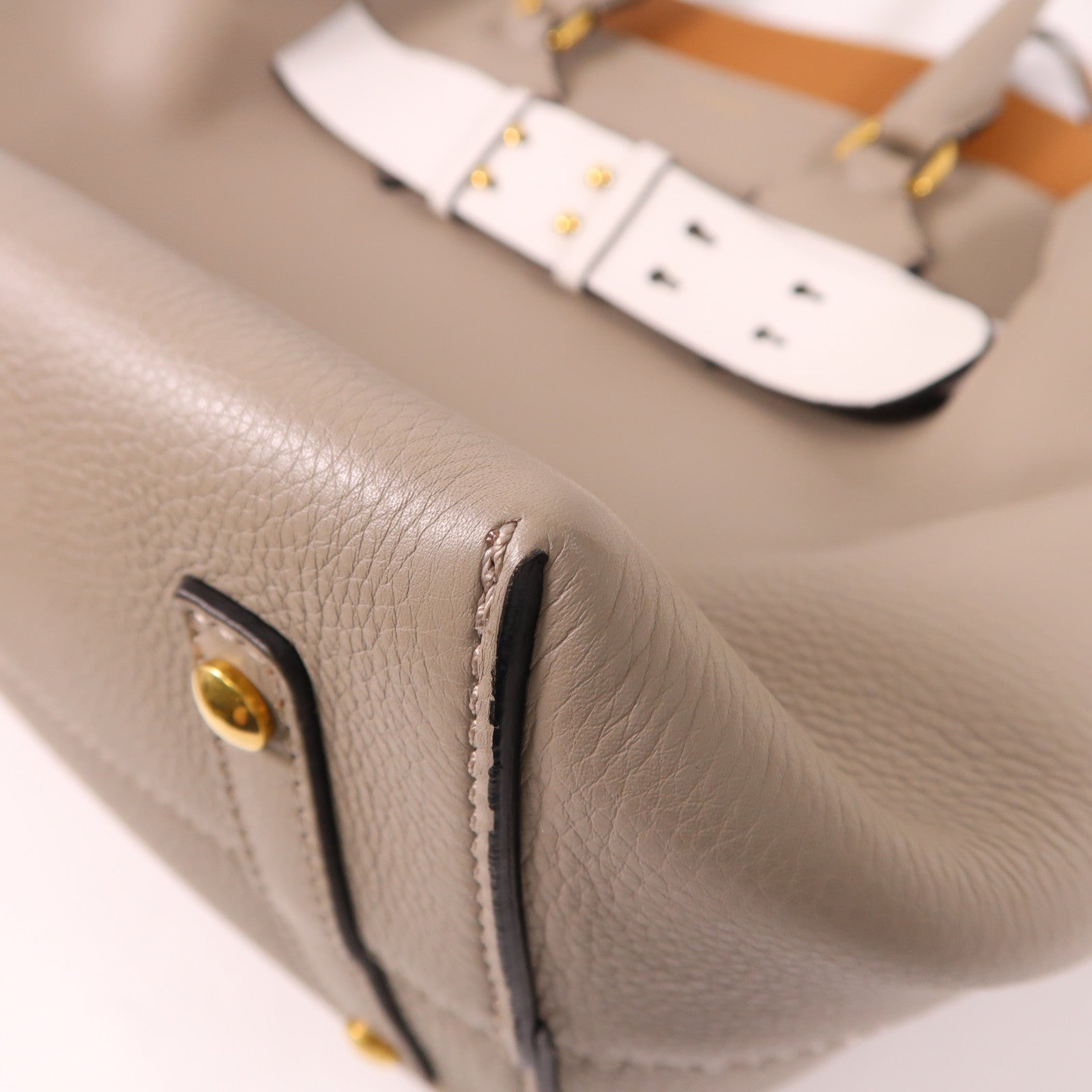 BURBERRY 牛皮皮革Belt Bag金扣手挽肩背兩用袋