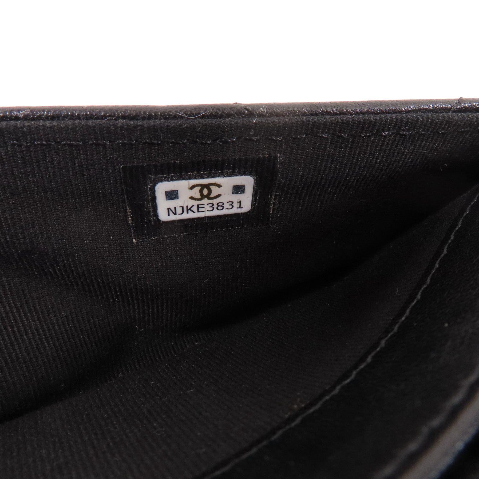 CHANEL 羊皮皮革Long Wallet金扣長錢包