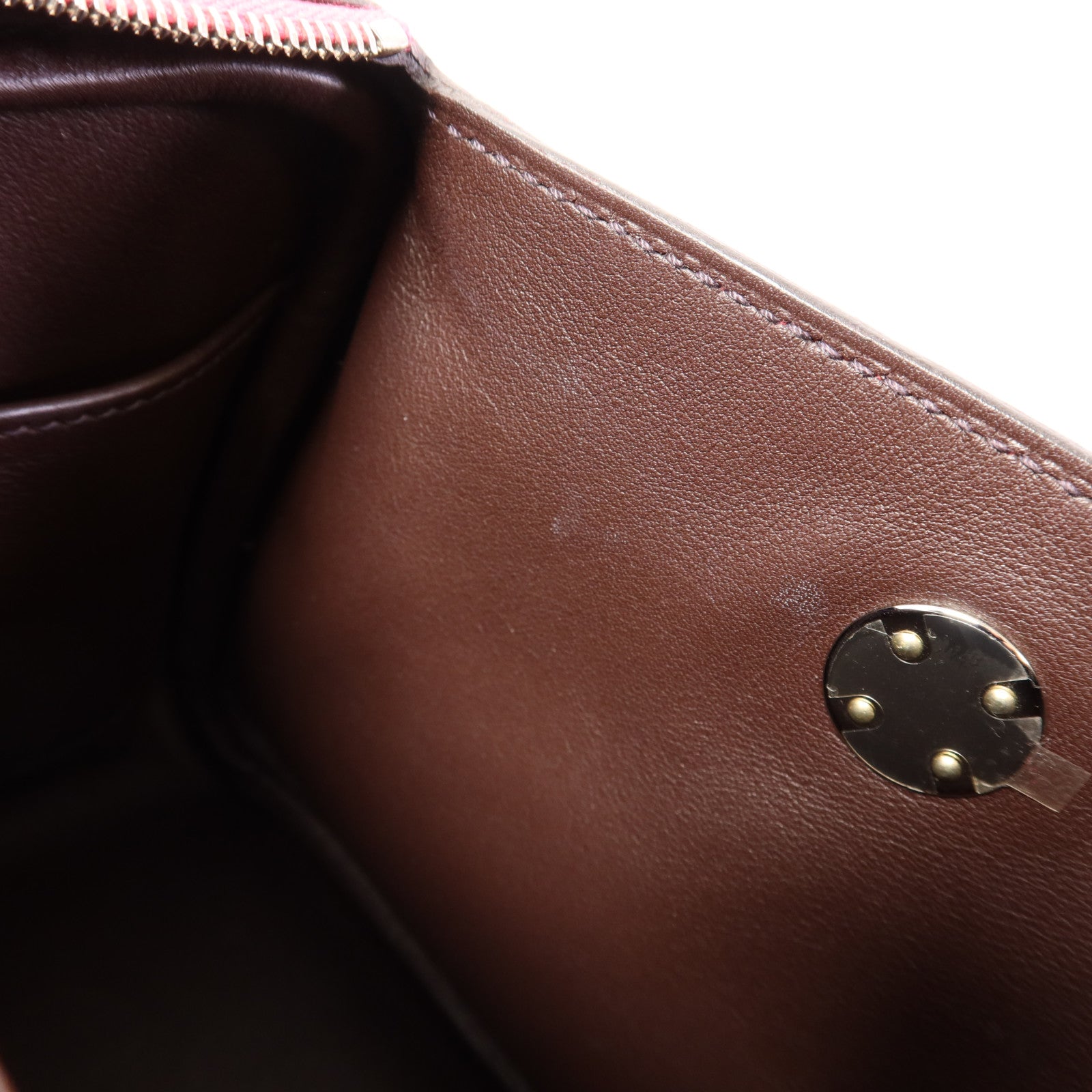 HERMES Swift皮革Mini Lindy金扣手挽肩背兩用袋Rose Extreme