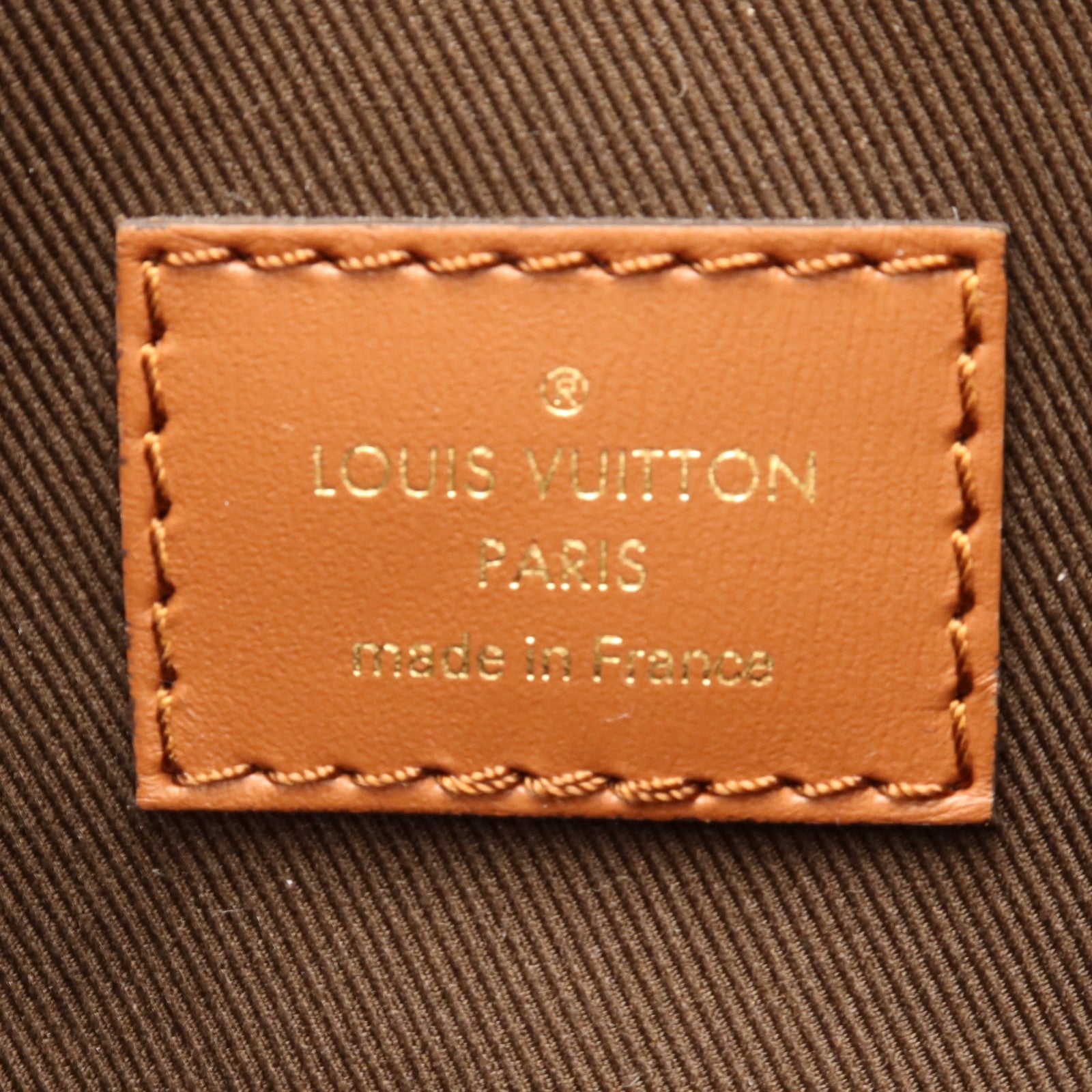 LOUIS VUITTON Monogram Reverse Loop Hobo金扣手挽肩背兩用袋
