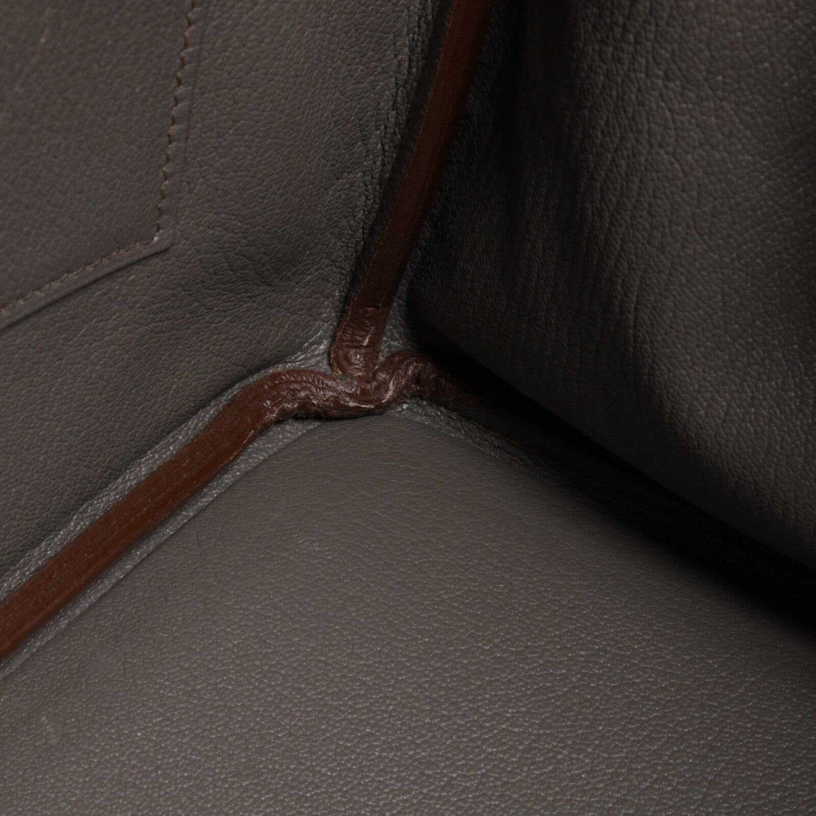HERMES Togo皮革Birkin 35手挽袋Etain