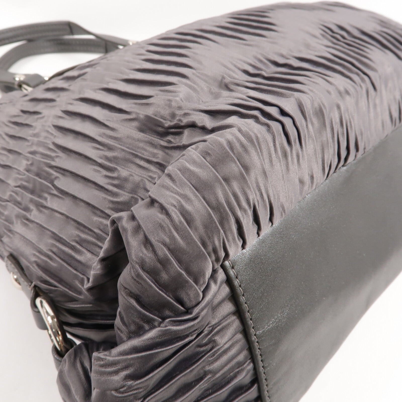 COACH 牛皮皮革/Satin Ashley Carryall手挽袋