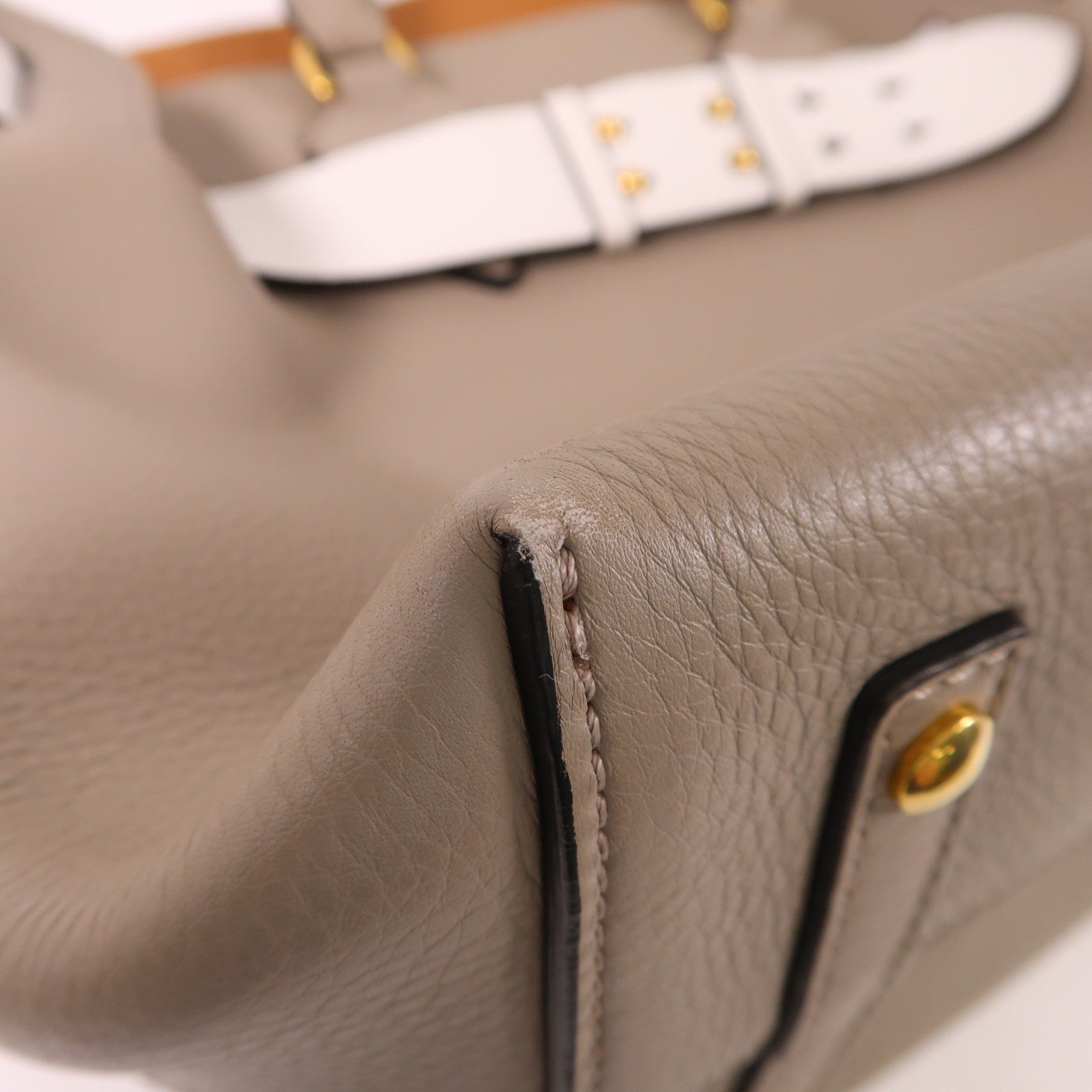 BURBERRY 牛皮皮革Belt Bag金扣手挽肩背兩用袋