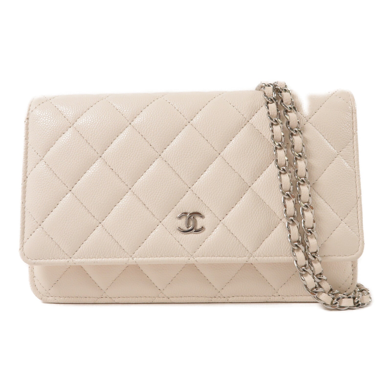 CHANEL 牛皮皮革Wallet On Chain鏈帶肩背袋