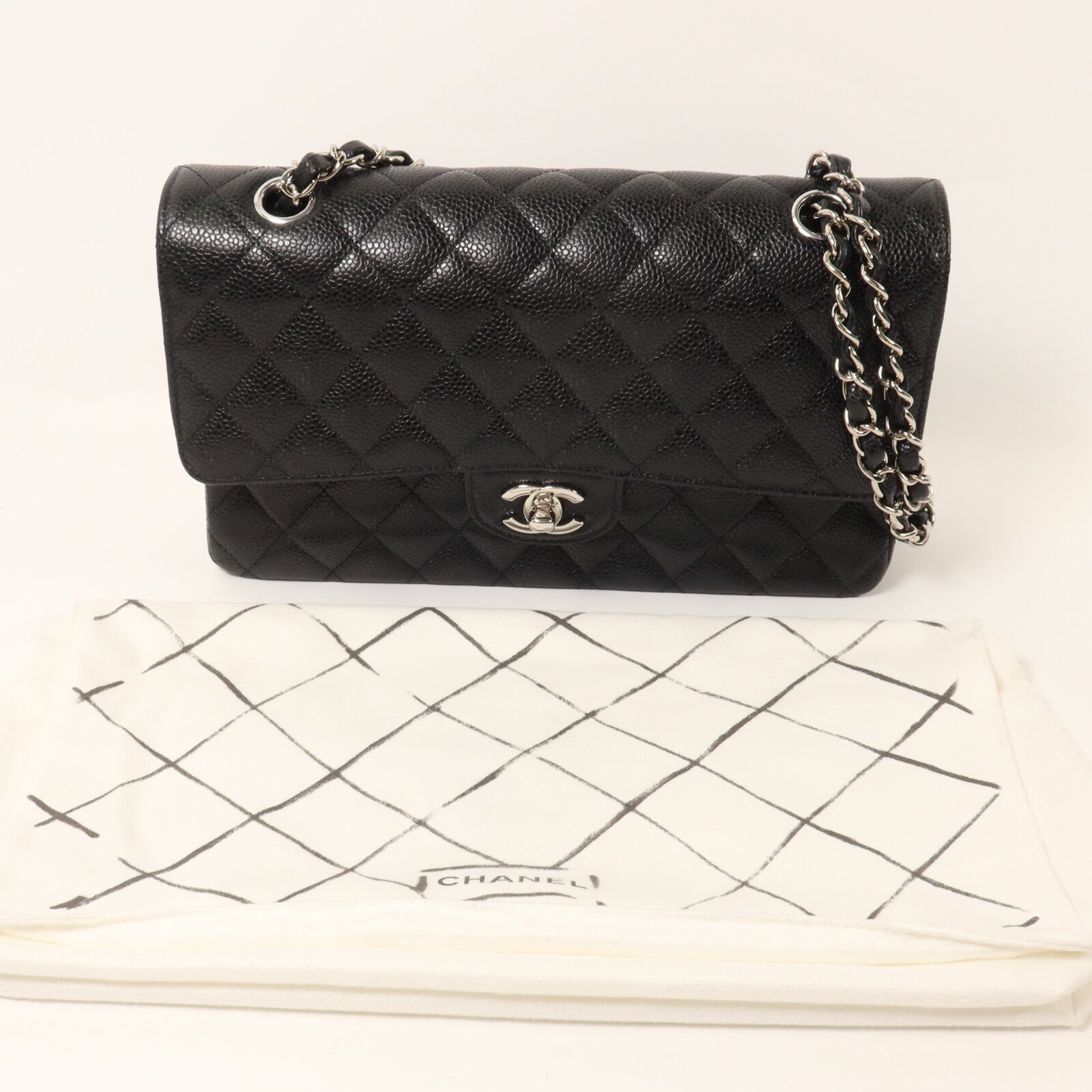 CHANEL 牛皮皮革Classic 25鏈帶肩背袋