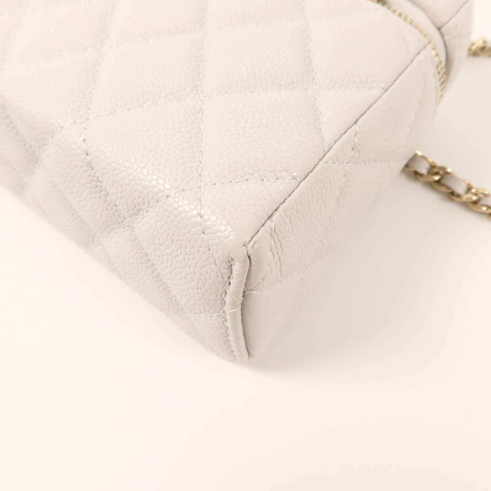 CHANEL 牛皮皮革Vanity Case 25C手挽肩背兩用袋