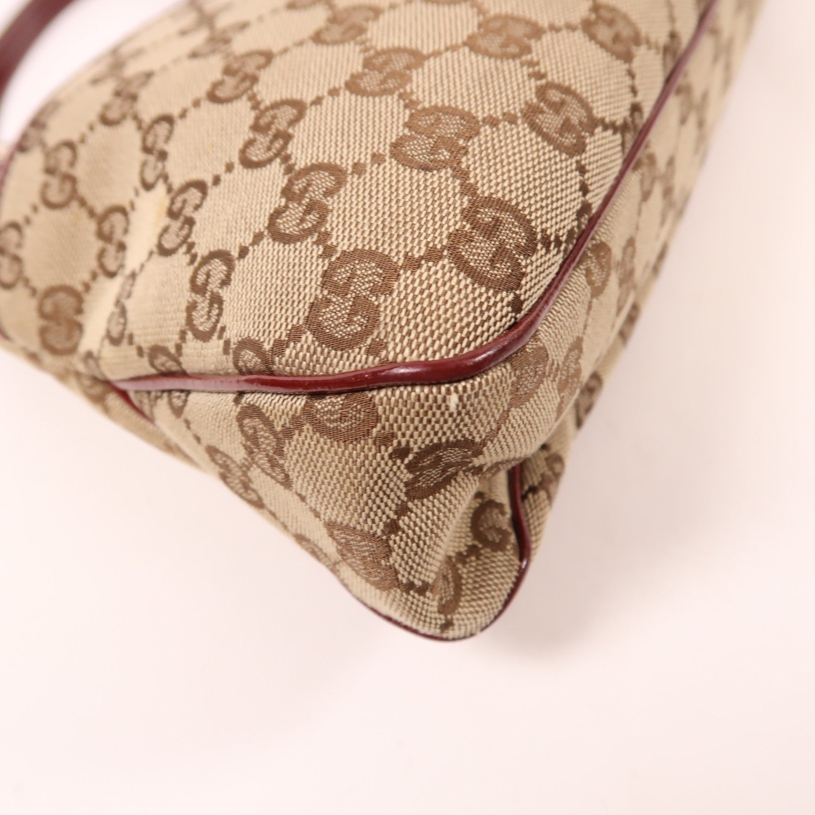 GUCCI 帆布Shoulder Bag金扣手挽袋/肩背袋