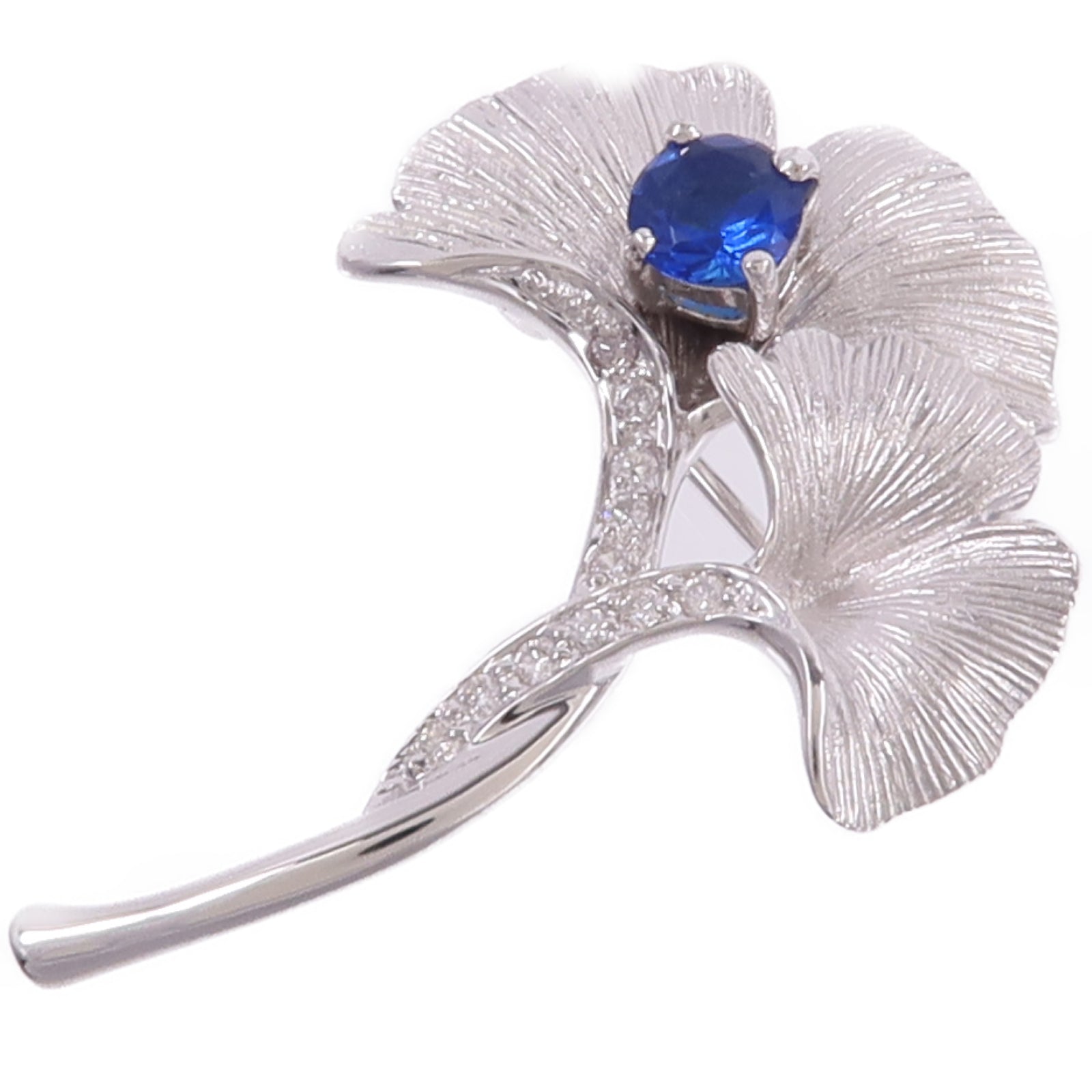 JEWELRY 18K白金Color Stone Diamond Brooch彩色寶石/鑽石胸針
