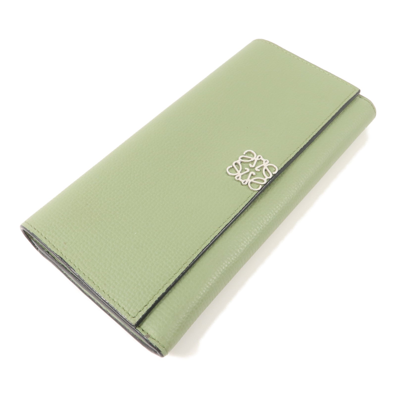 LOEWE 牛皮皮革Anagram Continental長錢包